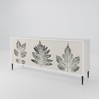 LEAFY STAMPS Aparador de 3 Puertas