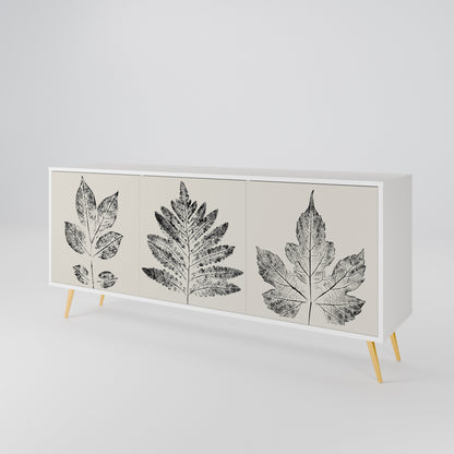LEAFY STAMPS Aparador de 3 Puertas