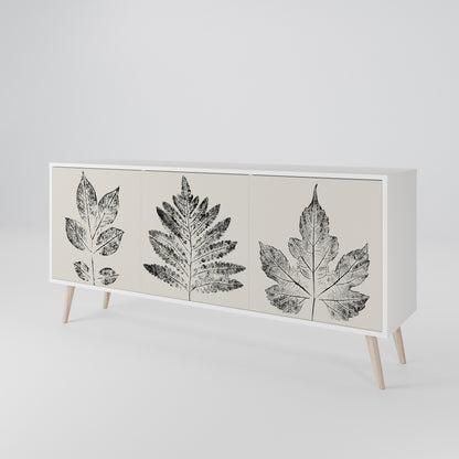 LEAFY STAMPS Aparador de 3 Puertas