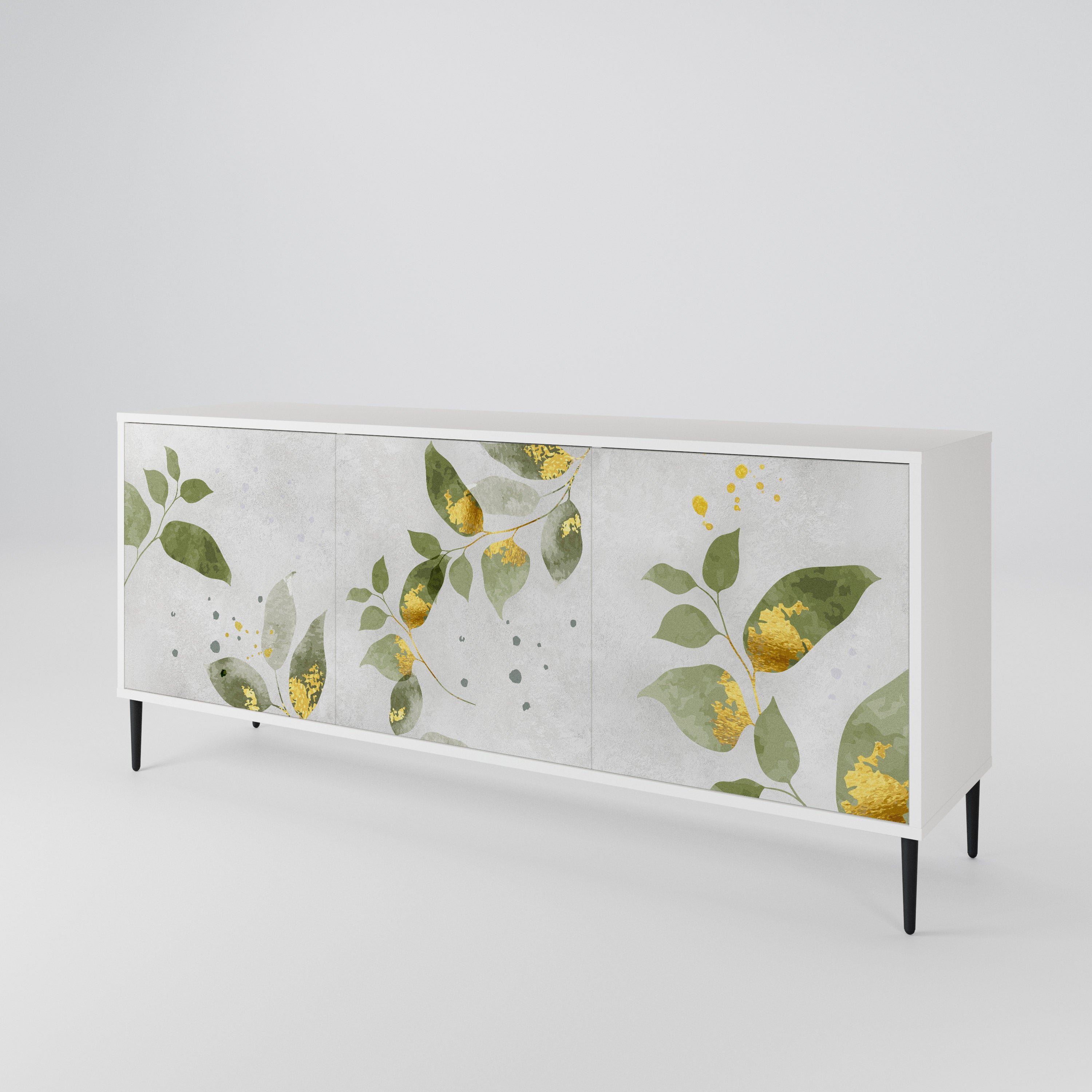 ELEGANT BOTANICS Aparador de 3 Puertas