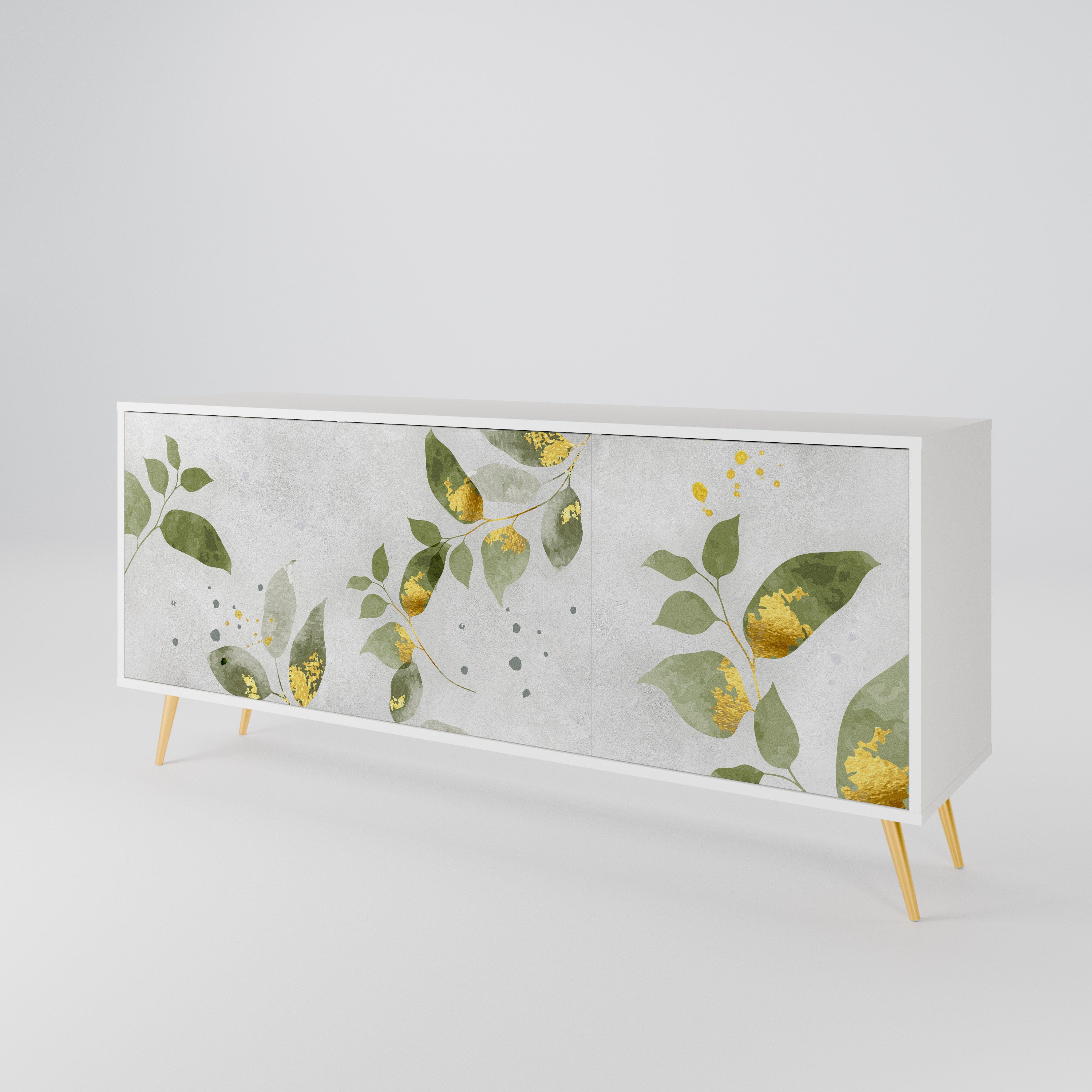ELEGANT BOTANICS Aparador de 3 Puertas