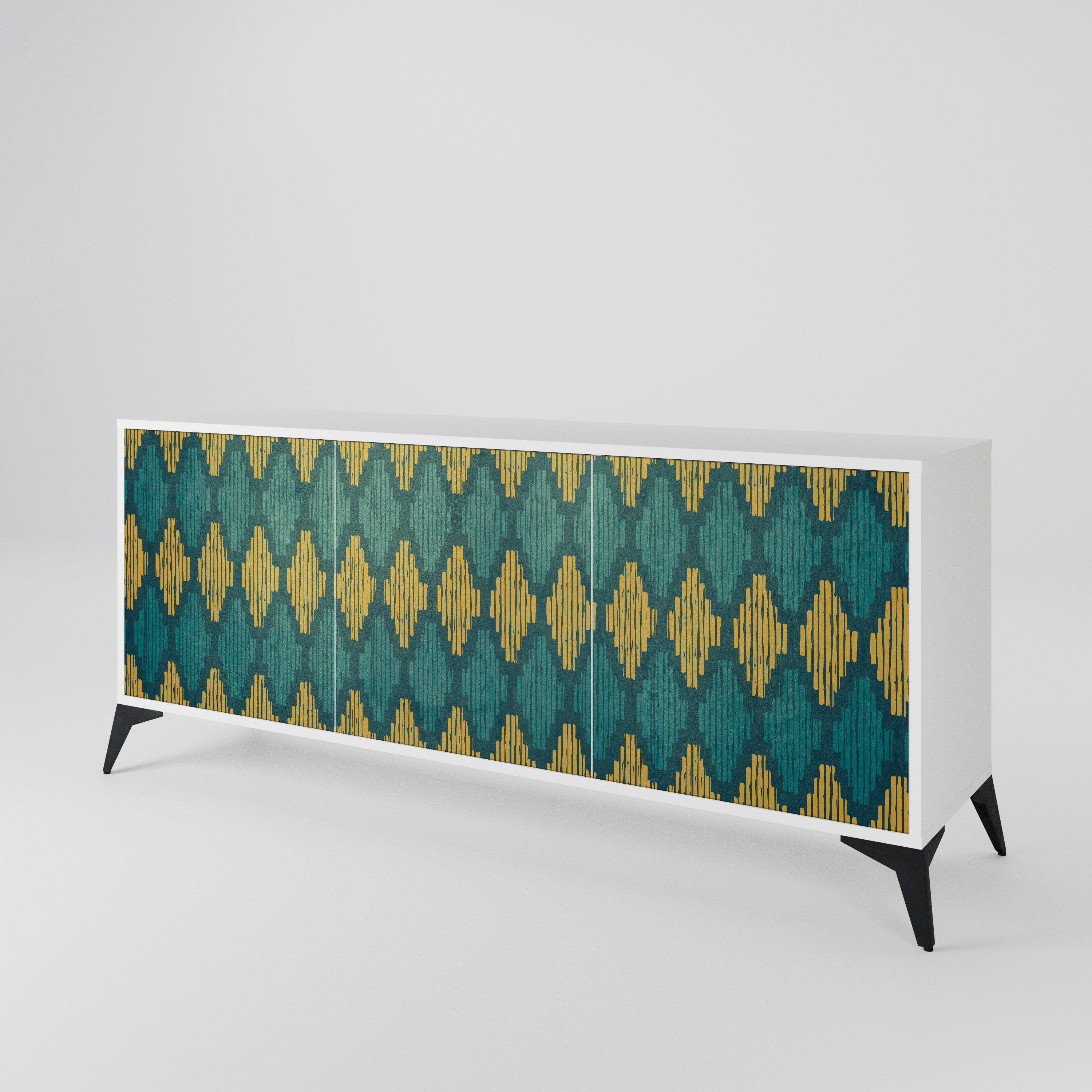 POLYGONS 3-Door Sideboard