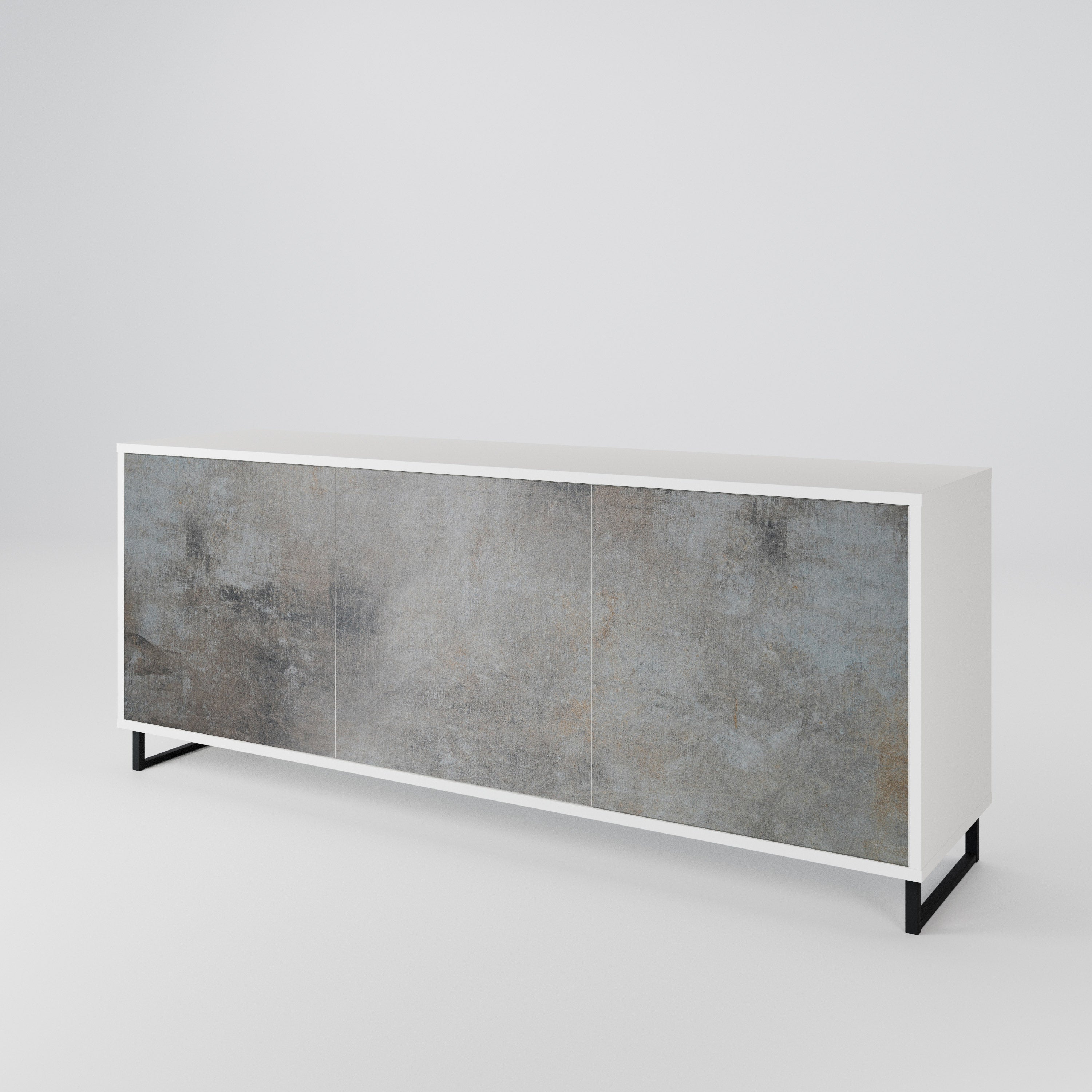 CONCRETE WALL Aparador de 3 Puertas