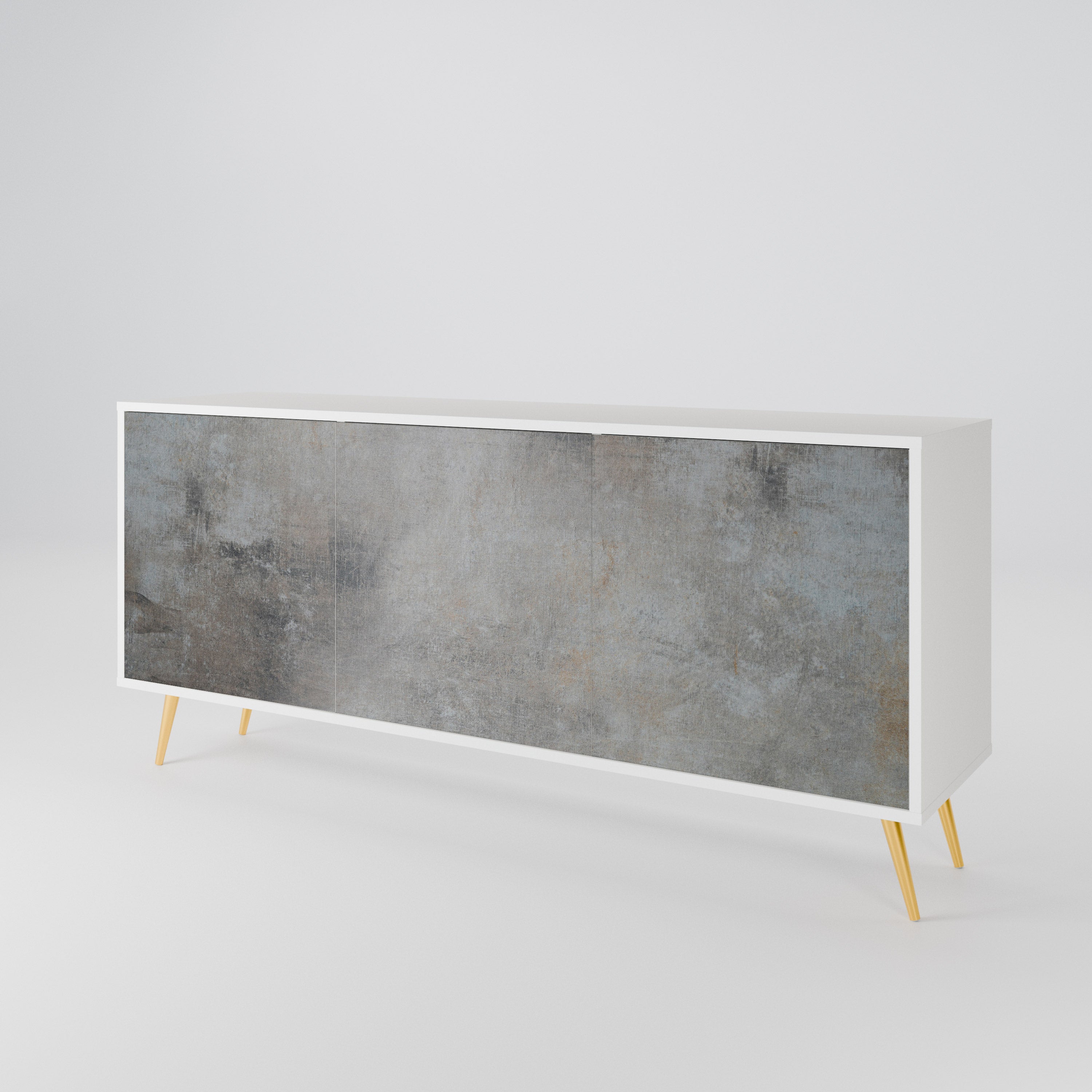 CONCRETE WALL Aparador de 3 Puertas