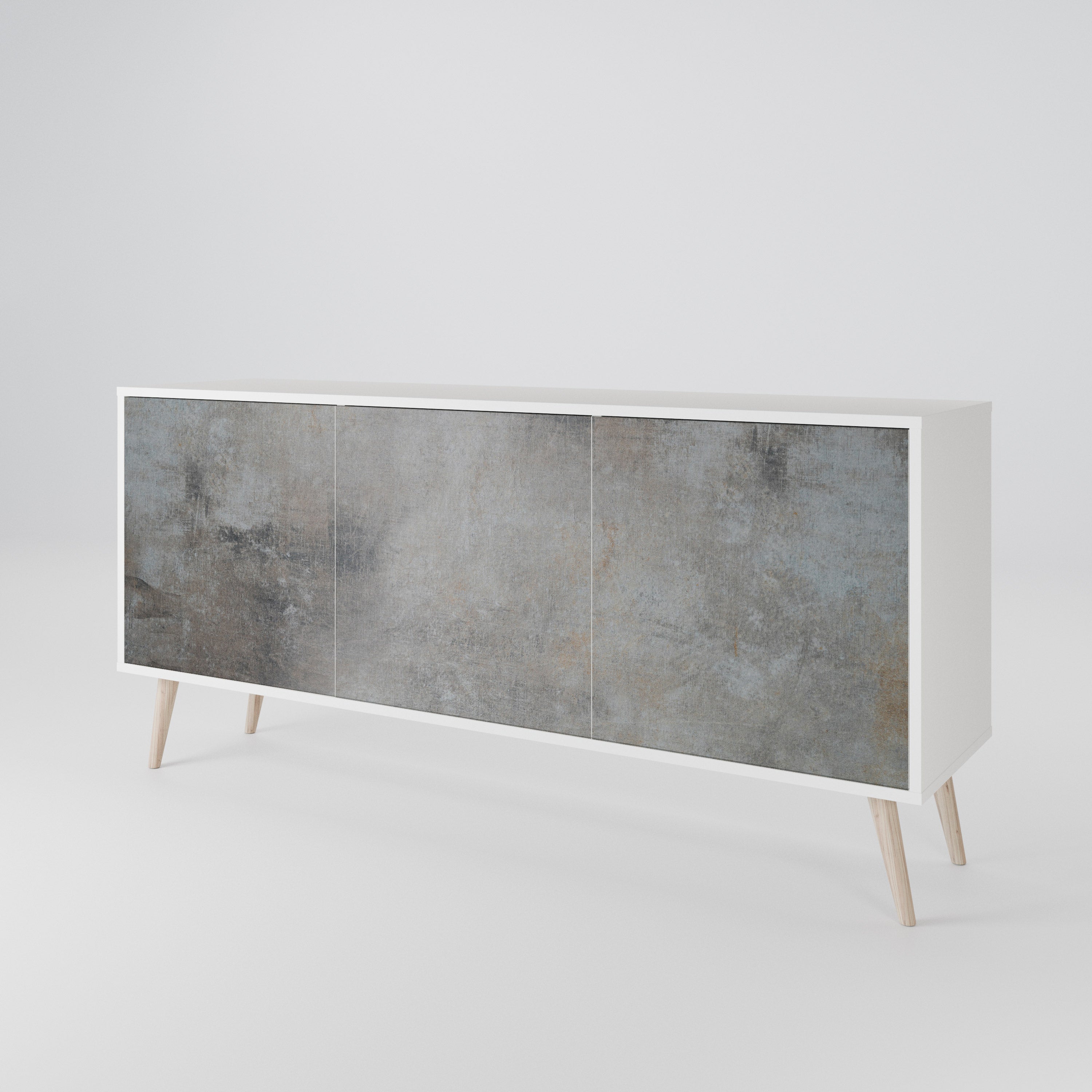 CONCRETE WALL Aparador de 3 Puertas