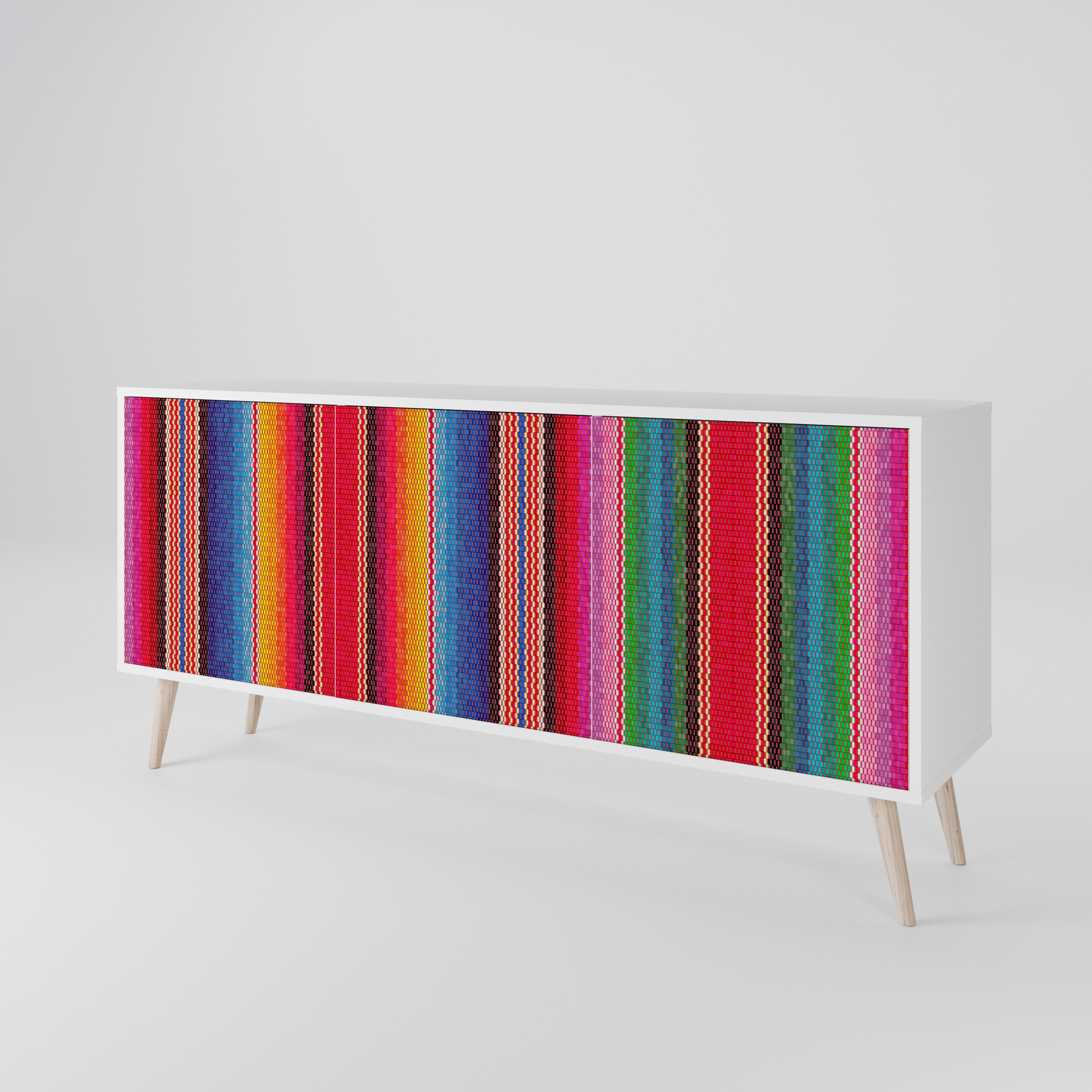 ETHNIC MEXICAN 3-Door Sideboard