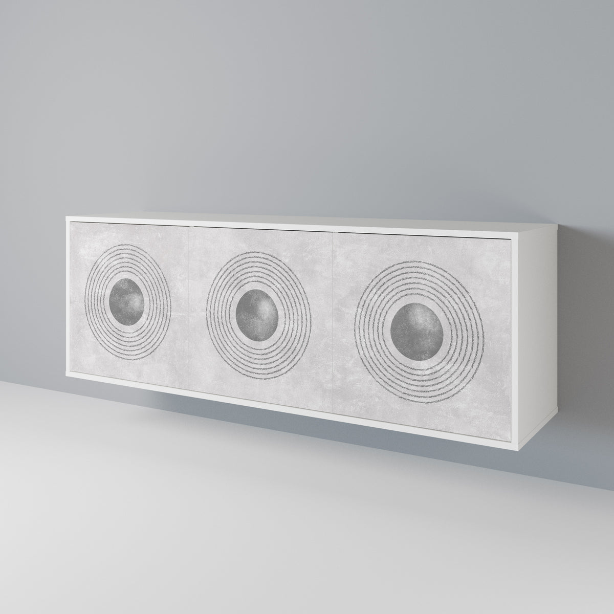 SOLID CIRCLES Aparador de 3 Puertas