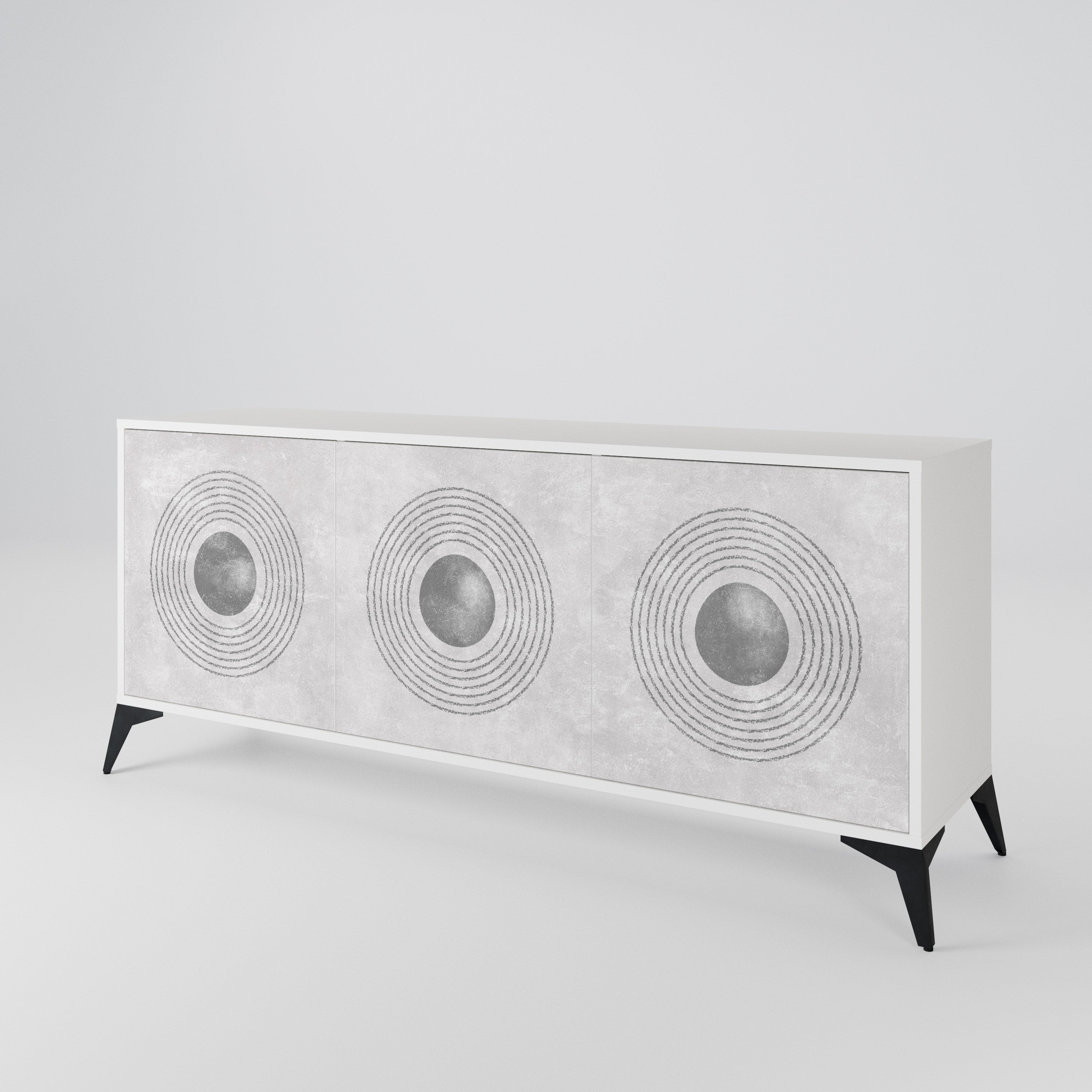 SOLID CIRCLES Aparador de 3 Puertas