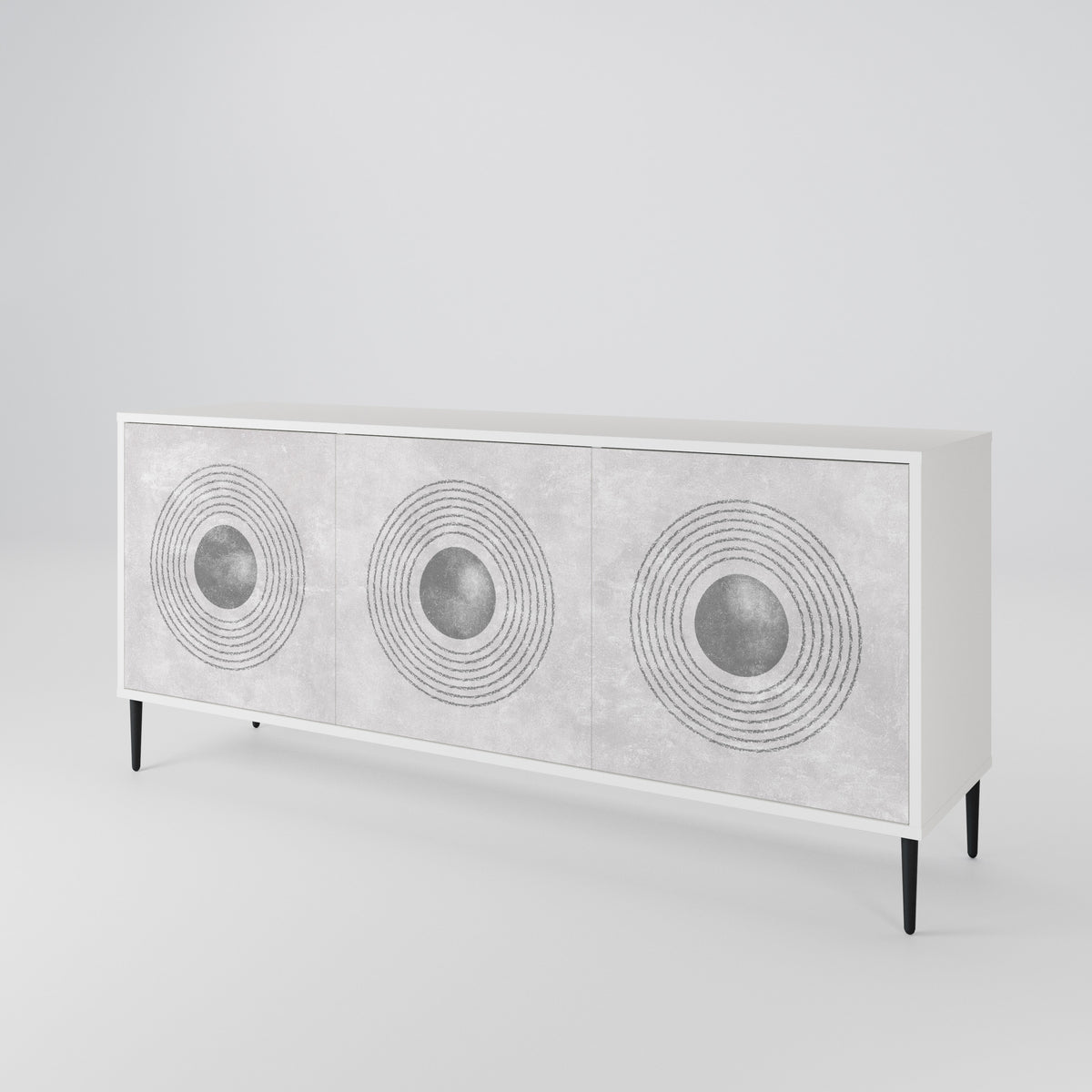 SOLID CIRCLES Aparador de 3 Puertas