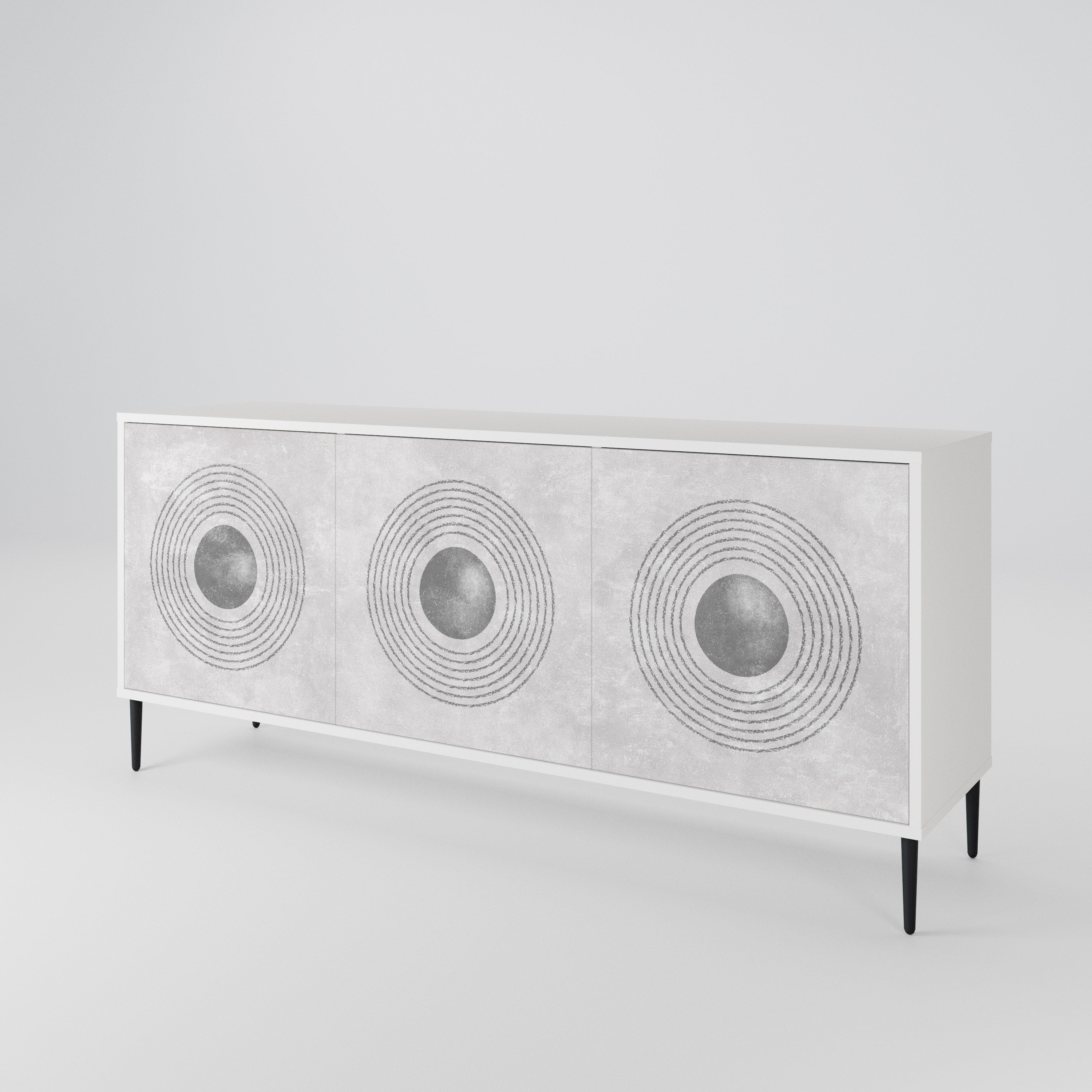 SOLID CIRCLES Aparador de 3 Puertas