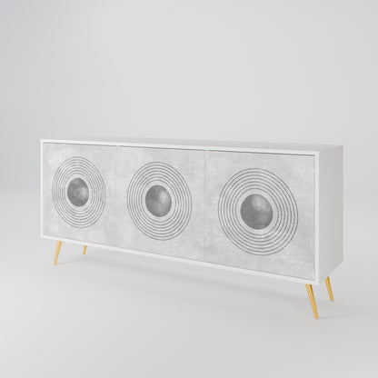 SOLID CIRCLES 3-Door Sideboard