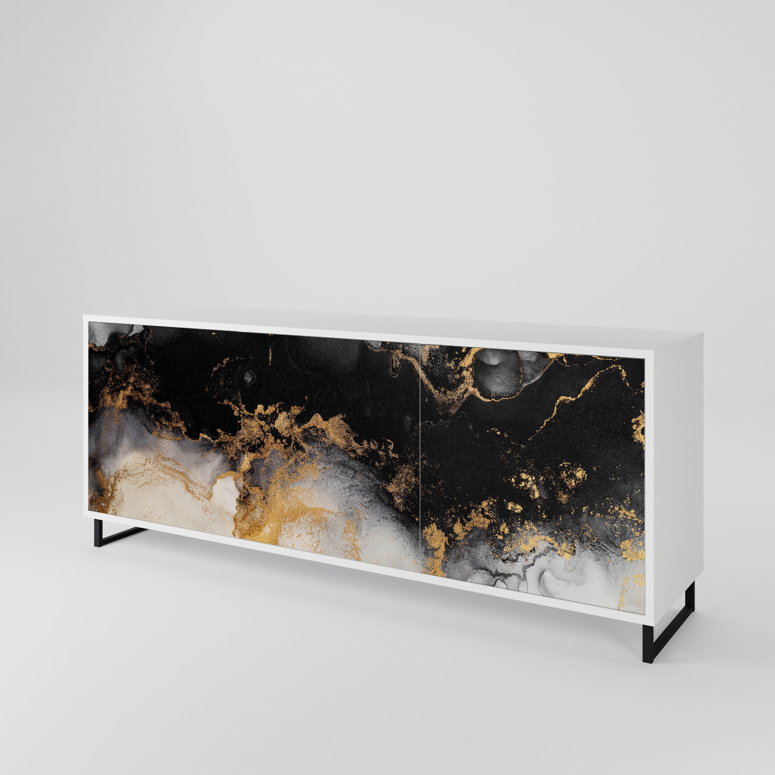 MARBLE OF TOMMORROW Aparador de 3 Puertas