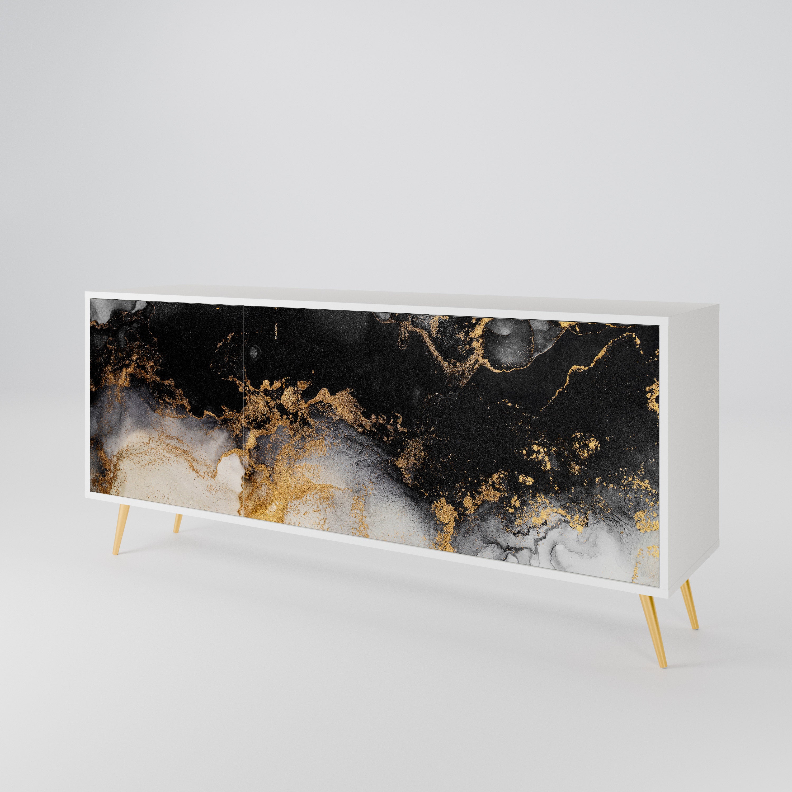 MARBLE OF TOMMORROW Aparador de 3 Puertas