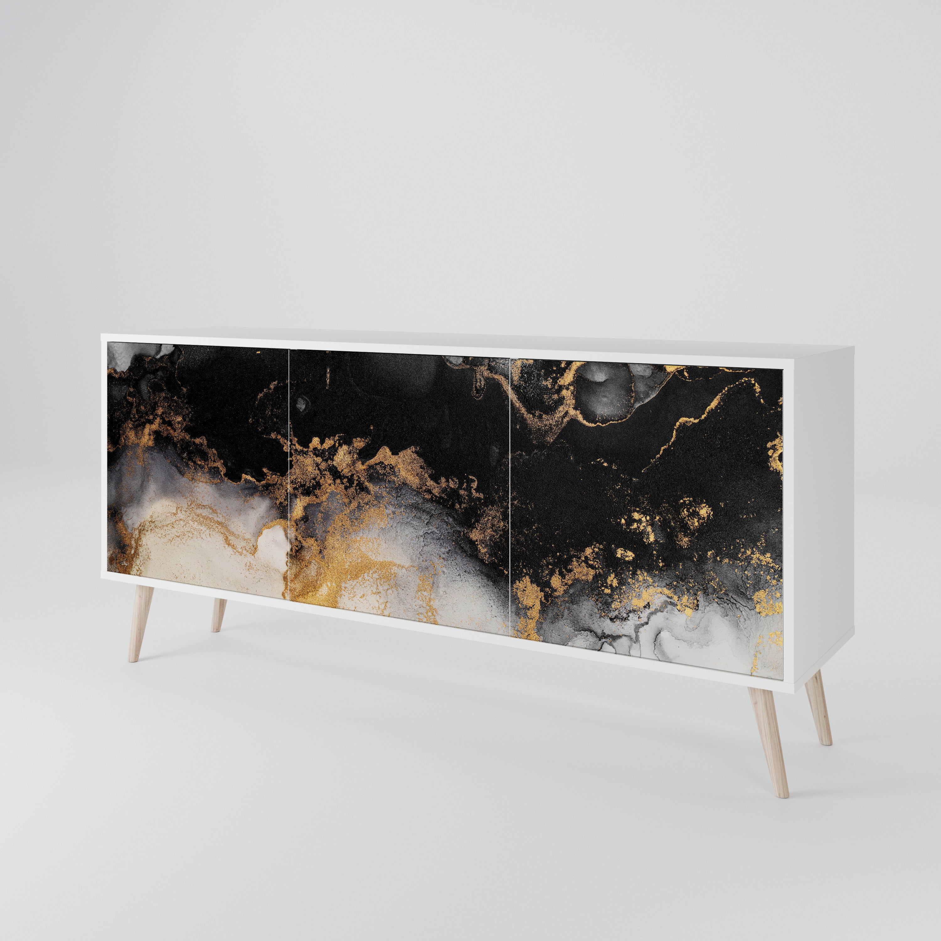 MARBLE OF TOMMORROW Aparador de 3 Puertas