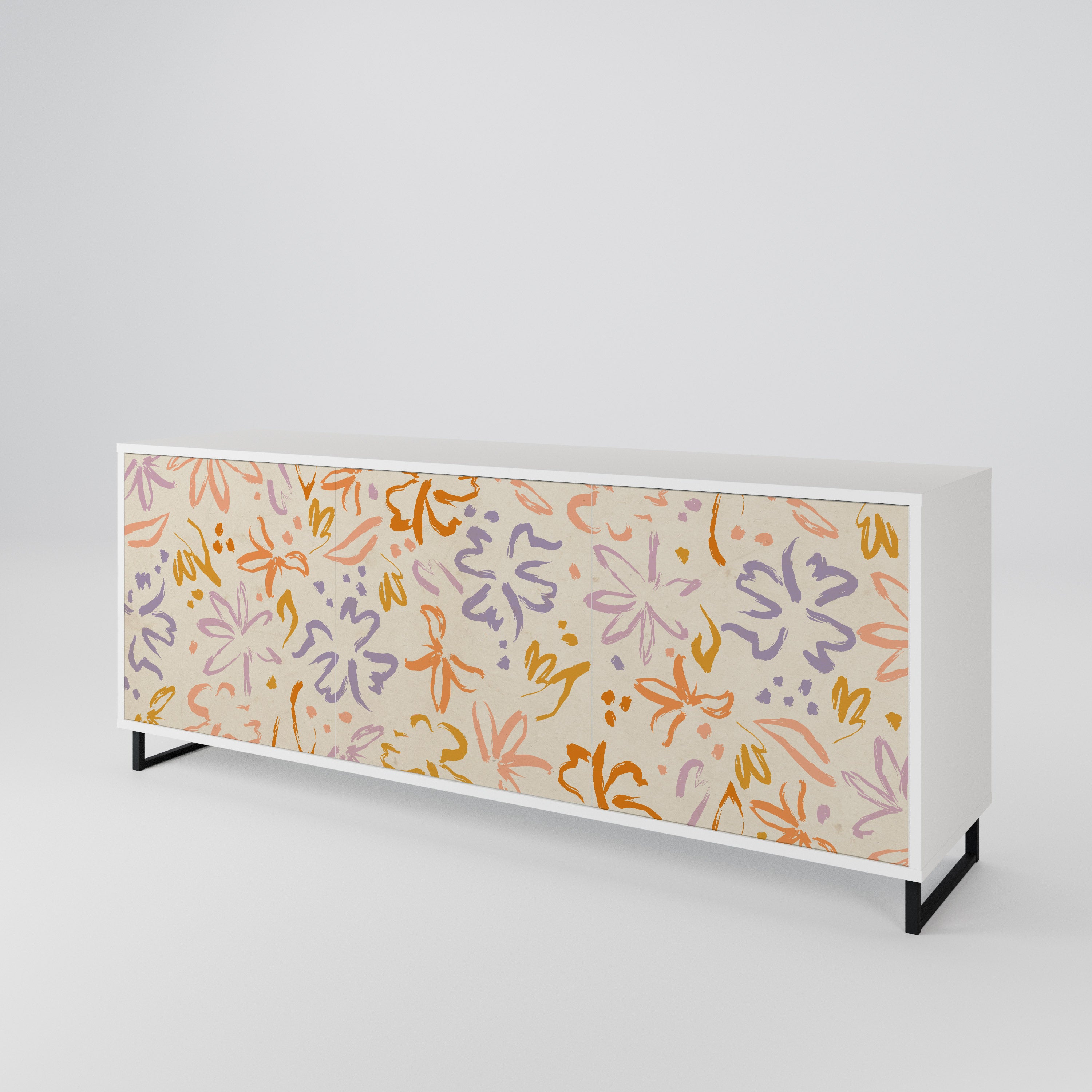 SPRING WHIMSY Aparador de 3 Puertas