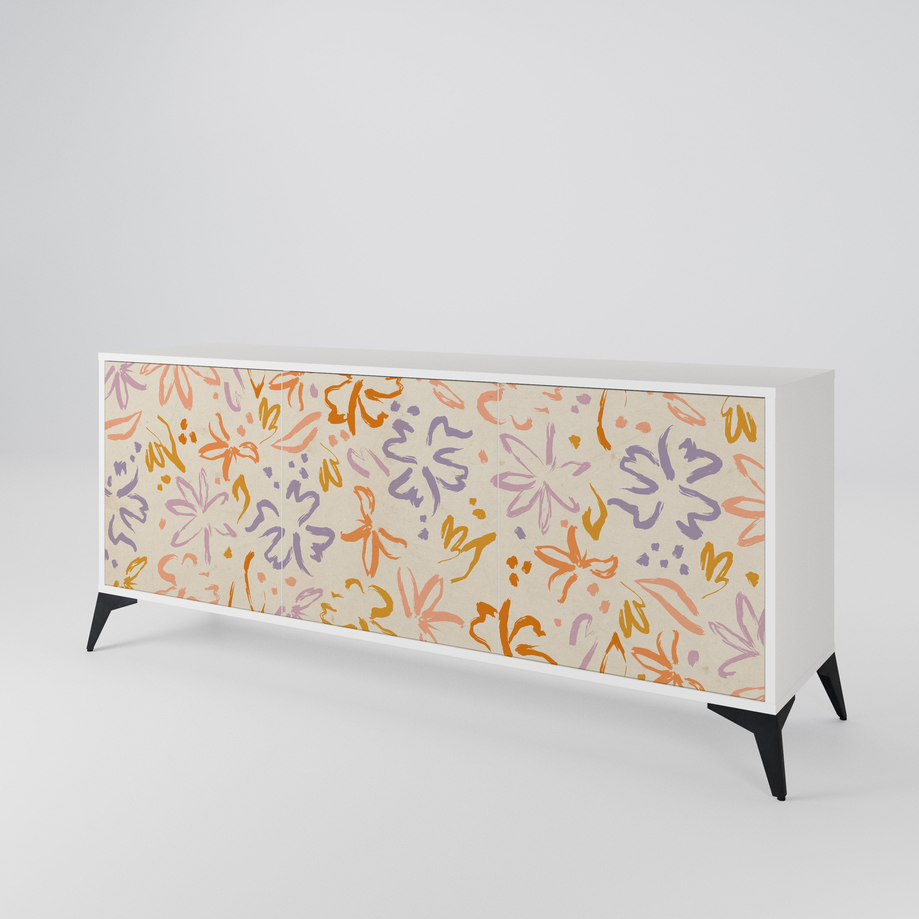 SPRING WHIMSY Aparador de 3 Puertas