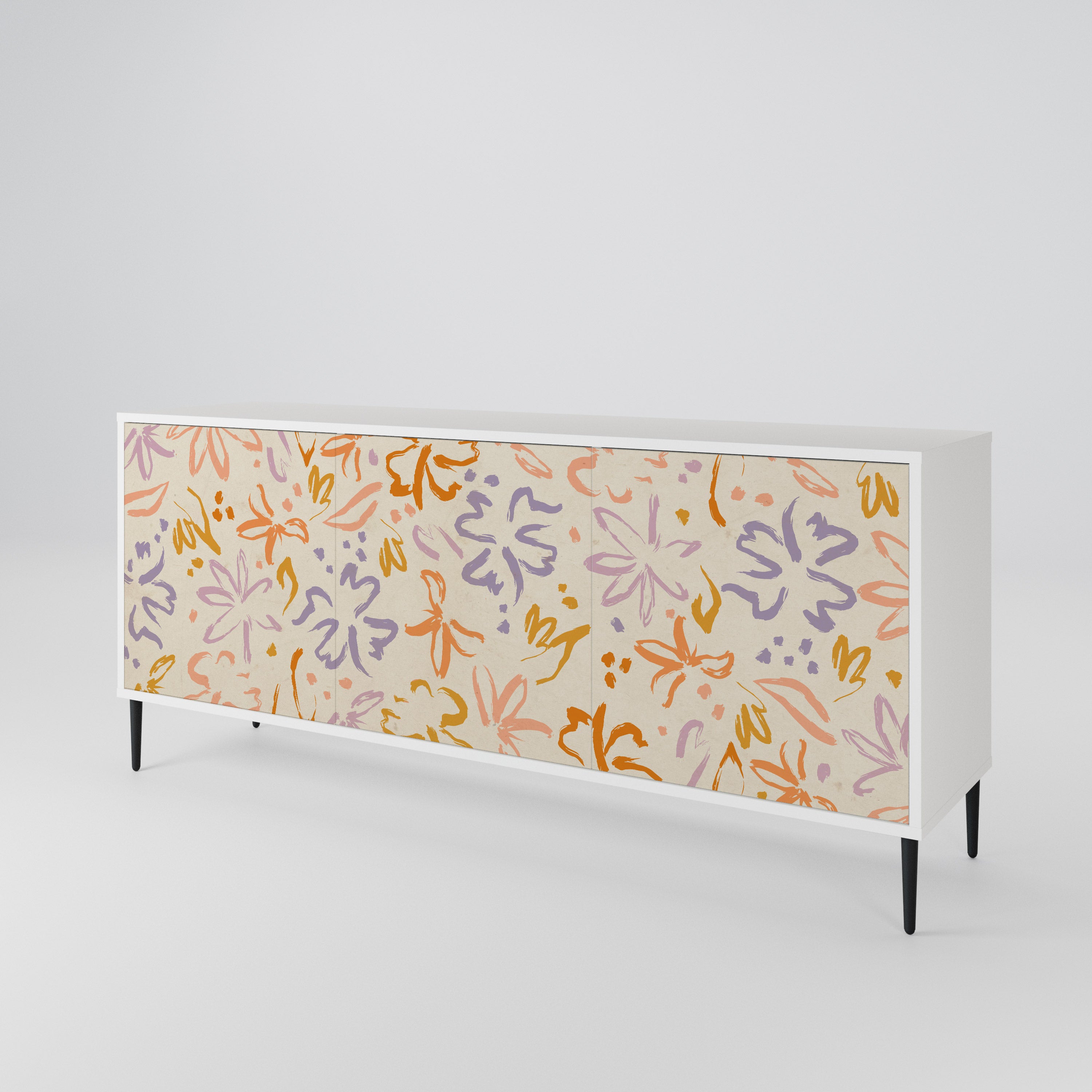SPRING WHIMSY Aparador de 3 Puertas
