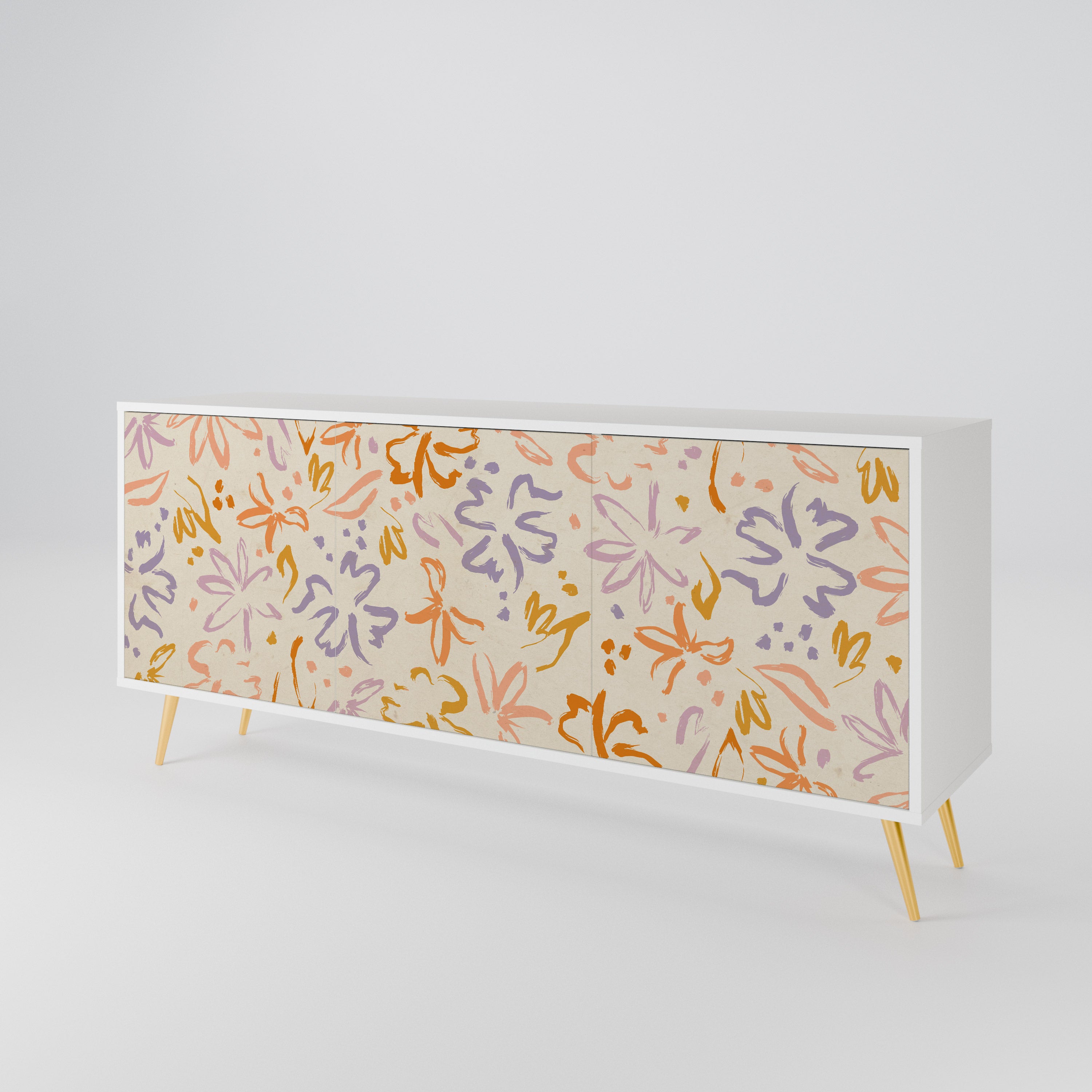 SPRING WHIMSY Aparador de 3 Puertas