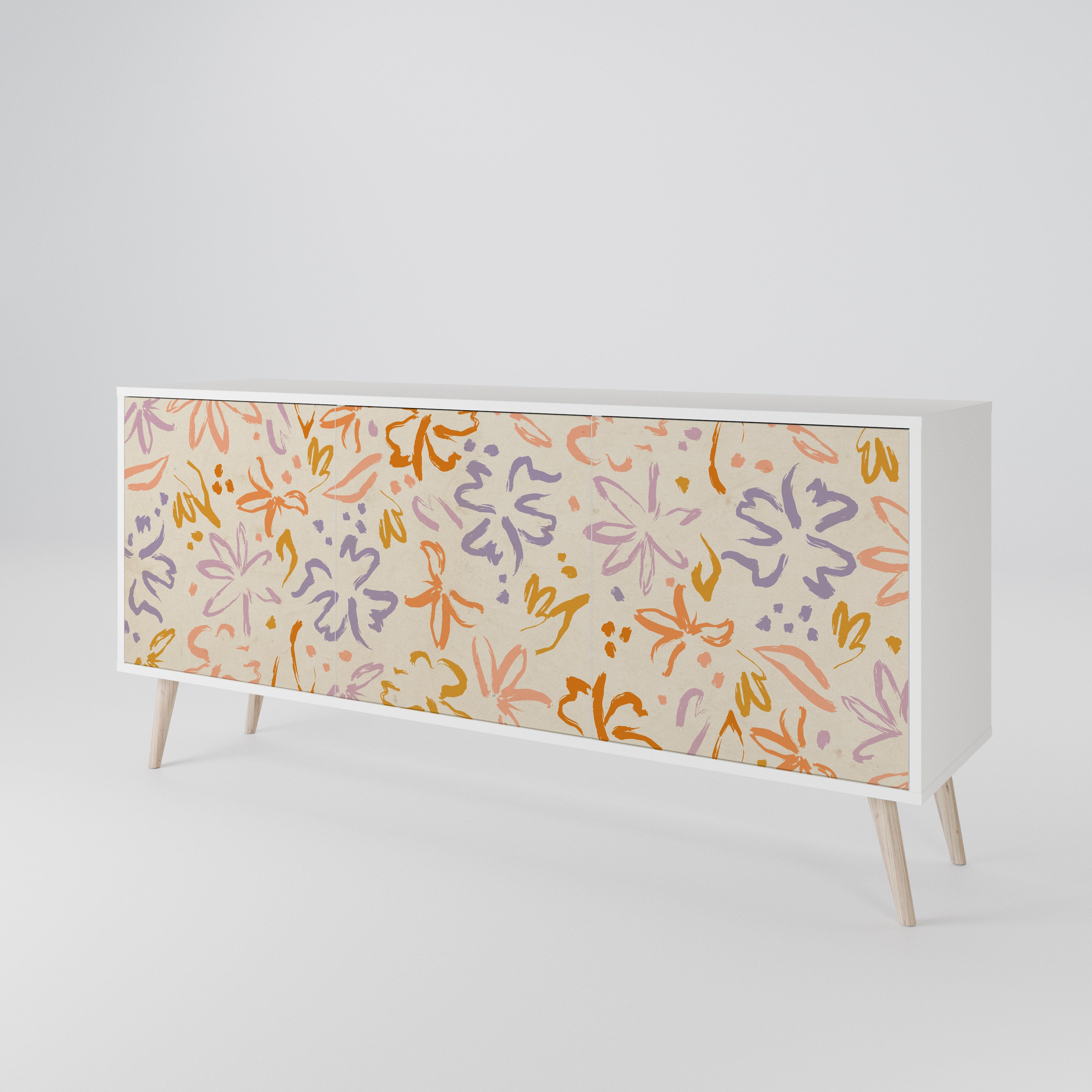 SPRING WHIMSY Aparador de 3 Puertas