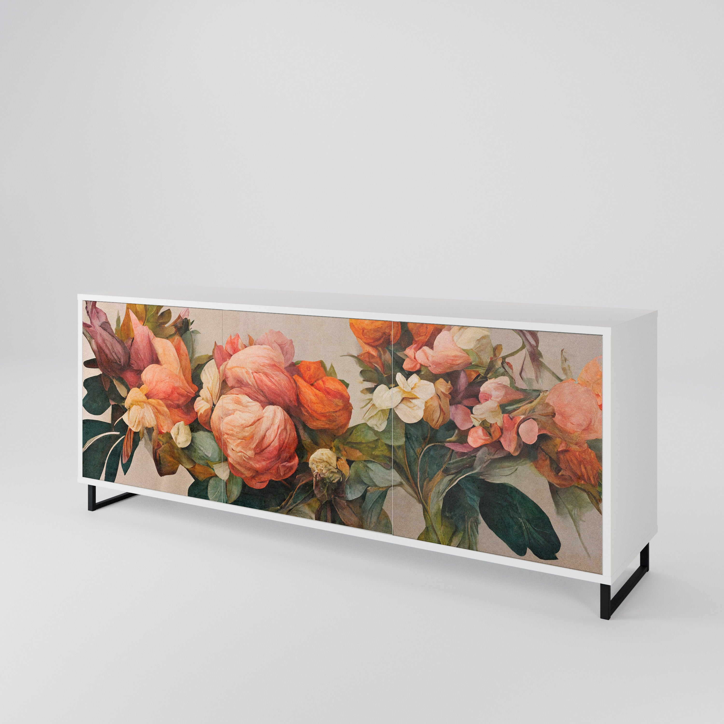 STYLISH BEAUTY Aparador de 3 Puertas