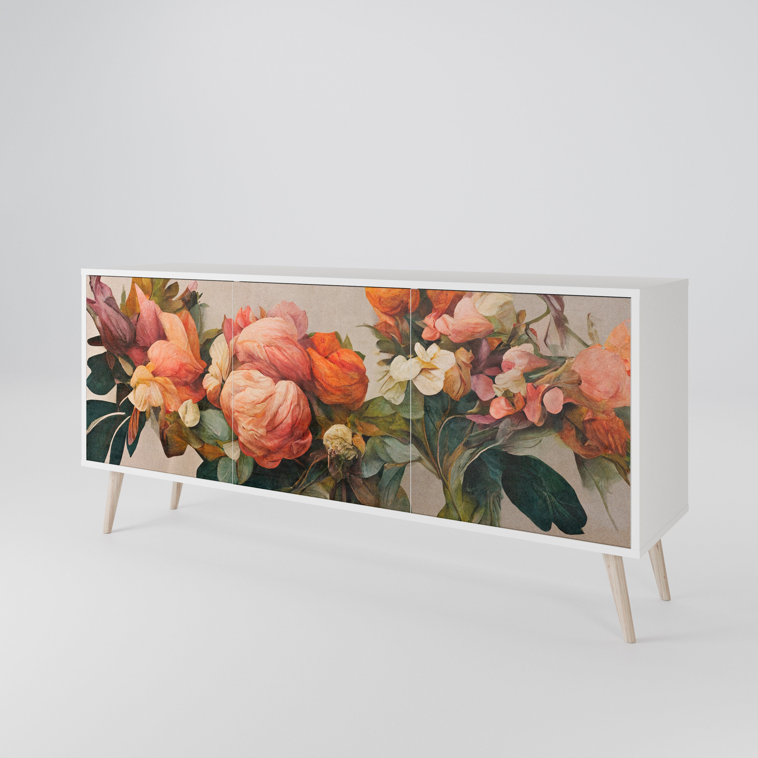 STYLISH BEAUTY Aparador de 3 Puertas