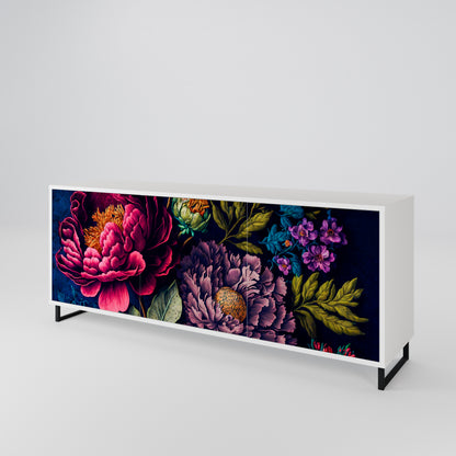 BLOOMING ELEGANCE Aparador de 3 Puertas
