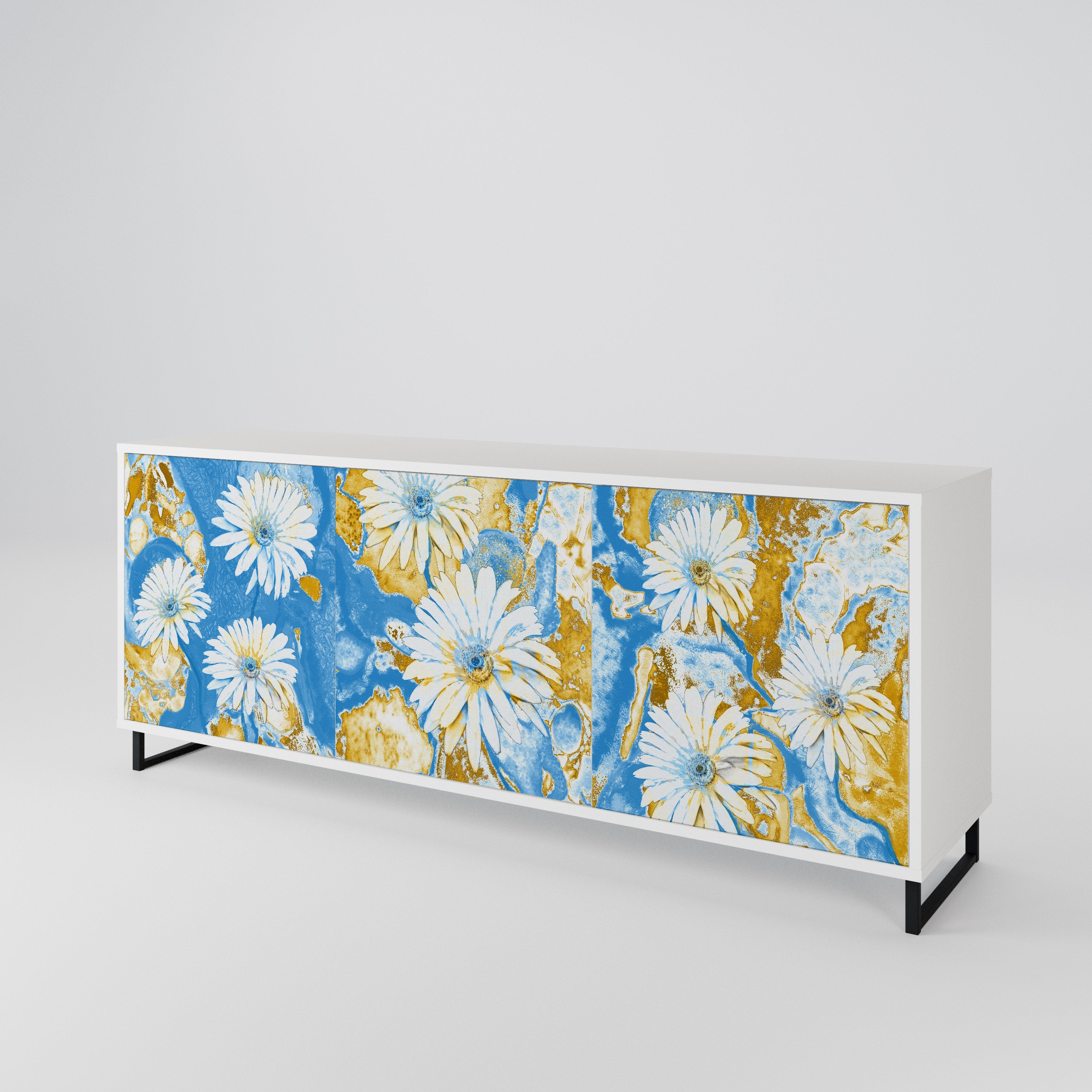 DAISY LUXE Aparador de 3 Puertas