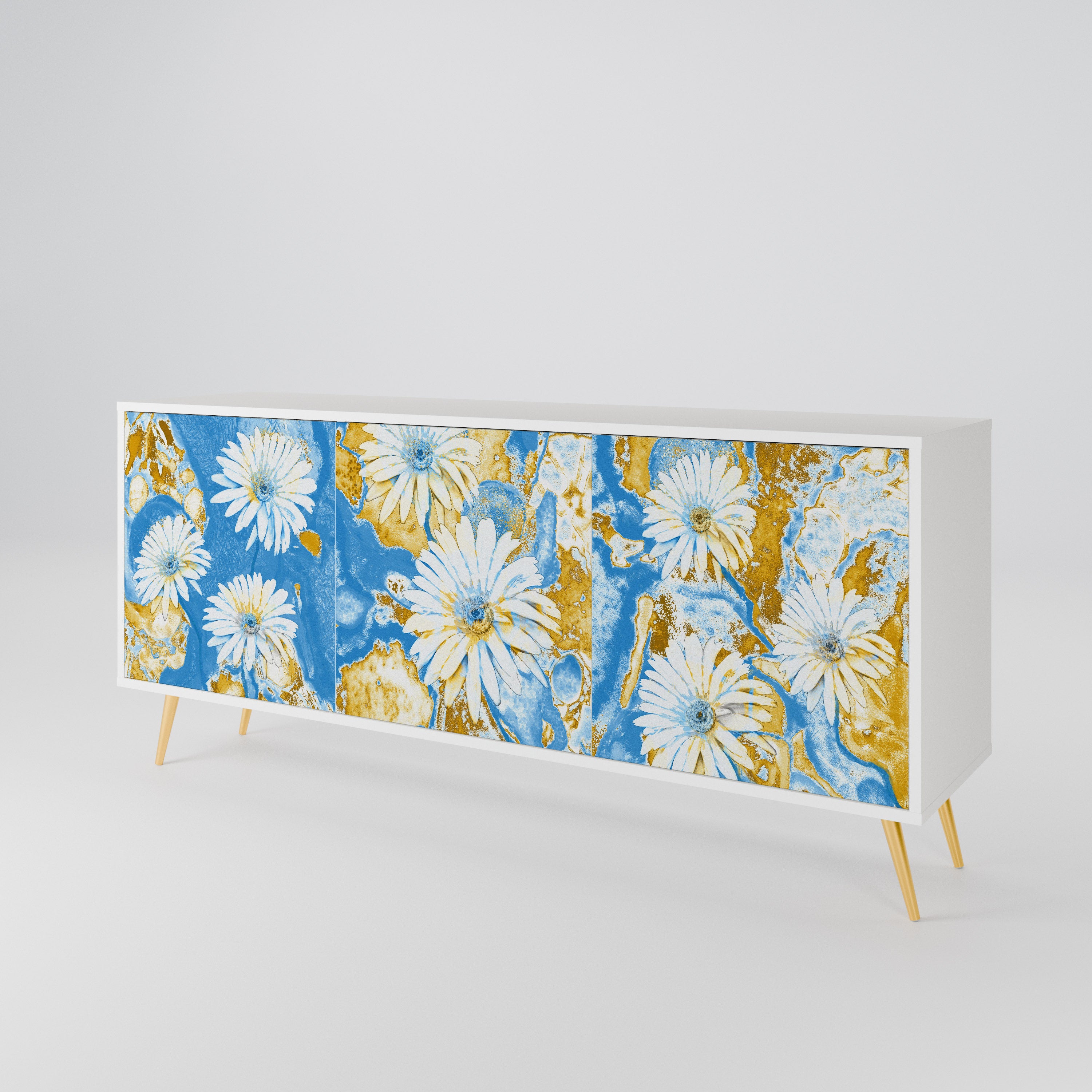 DAISY LUXE Aparador de 3 Puertas