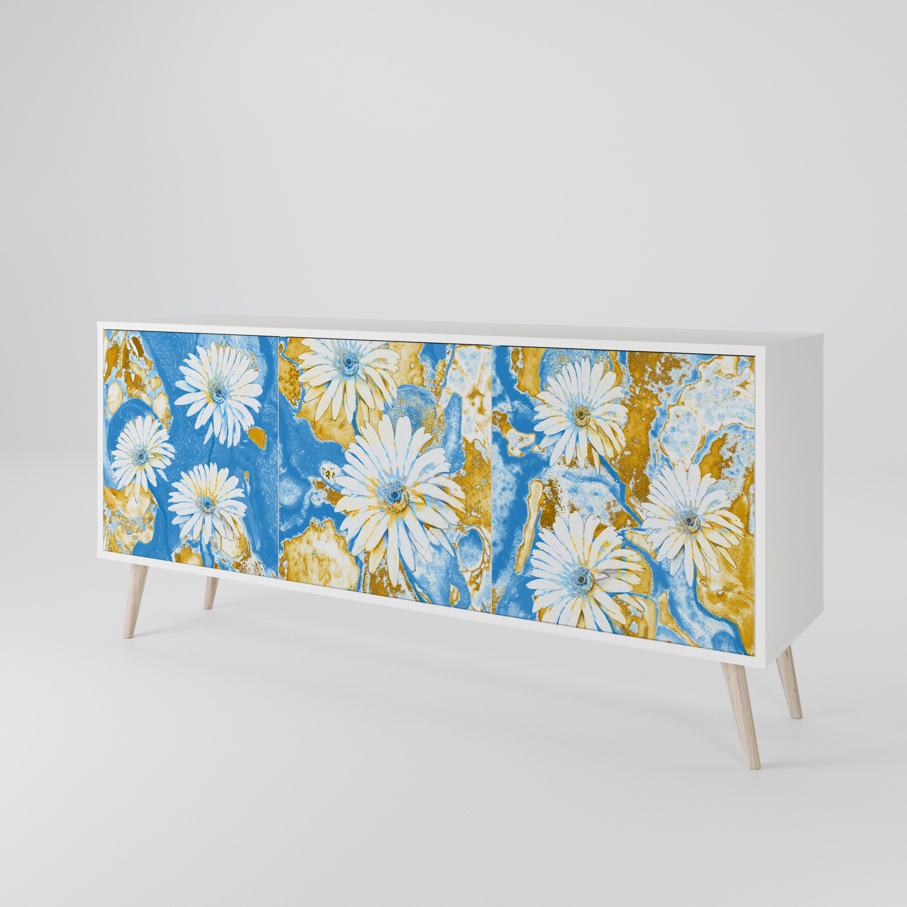 DAISY LUXE Aparador de 3 Puertas
