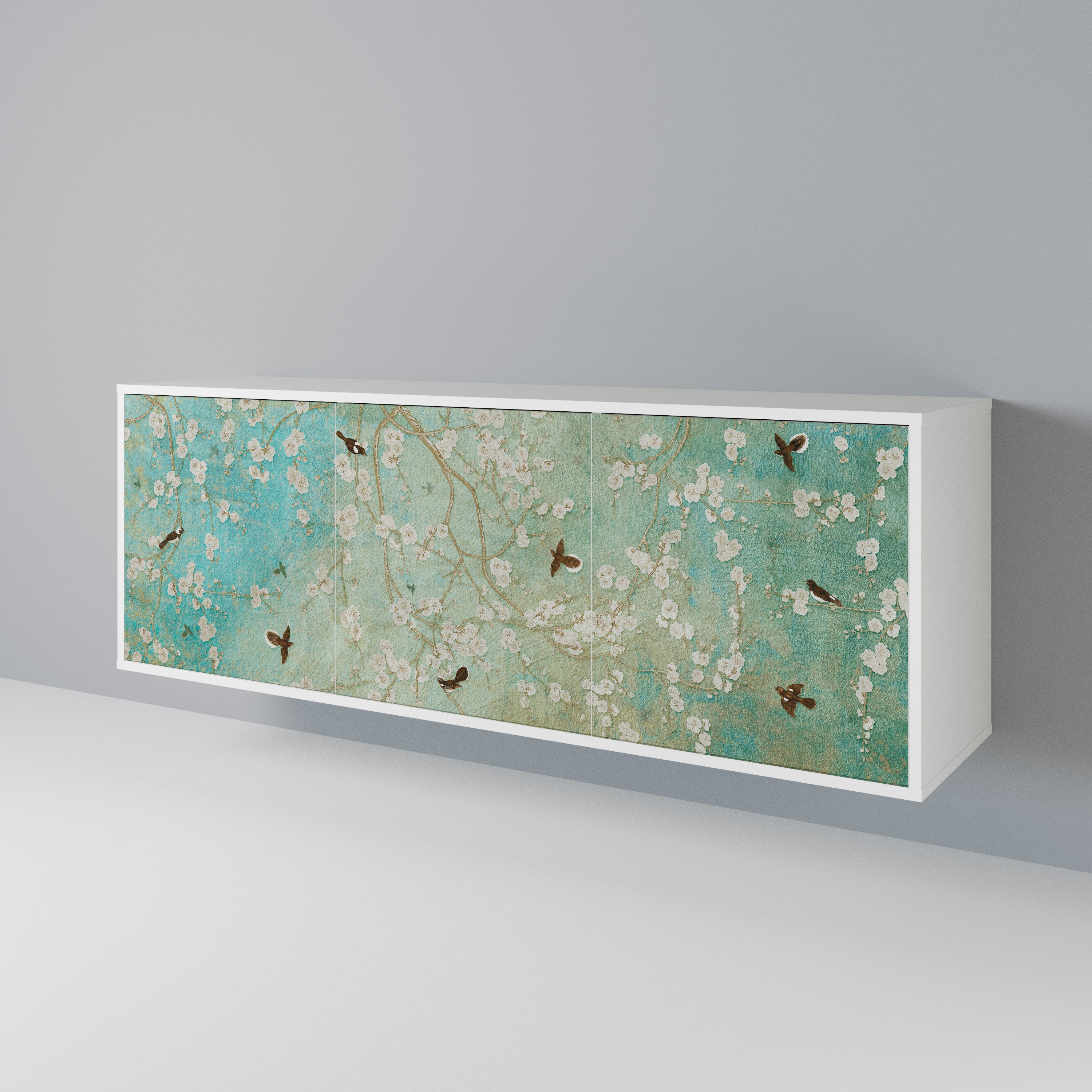 BLOOMING CHARM Aparador de 3 Puertas
