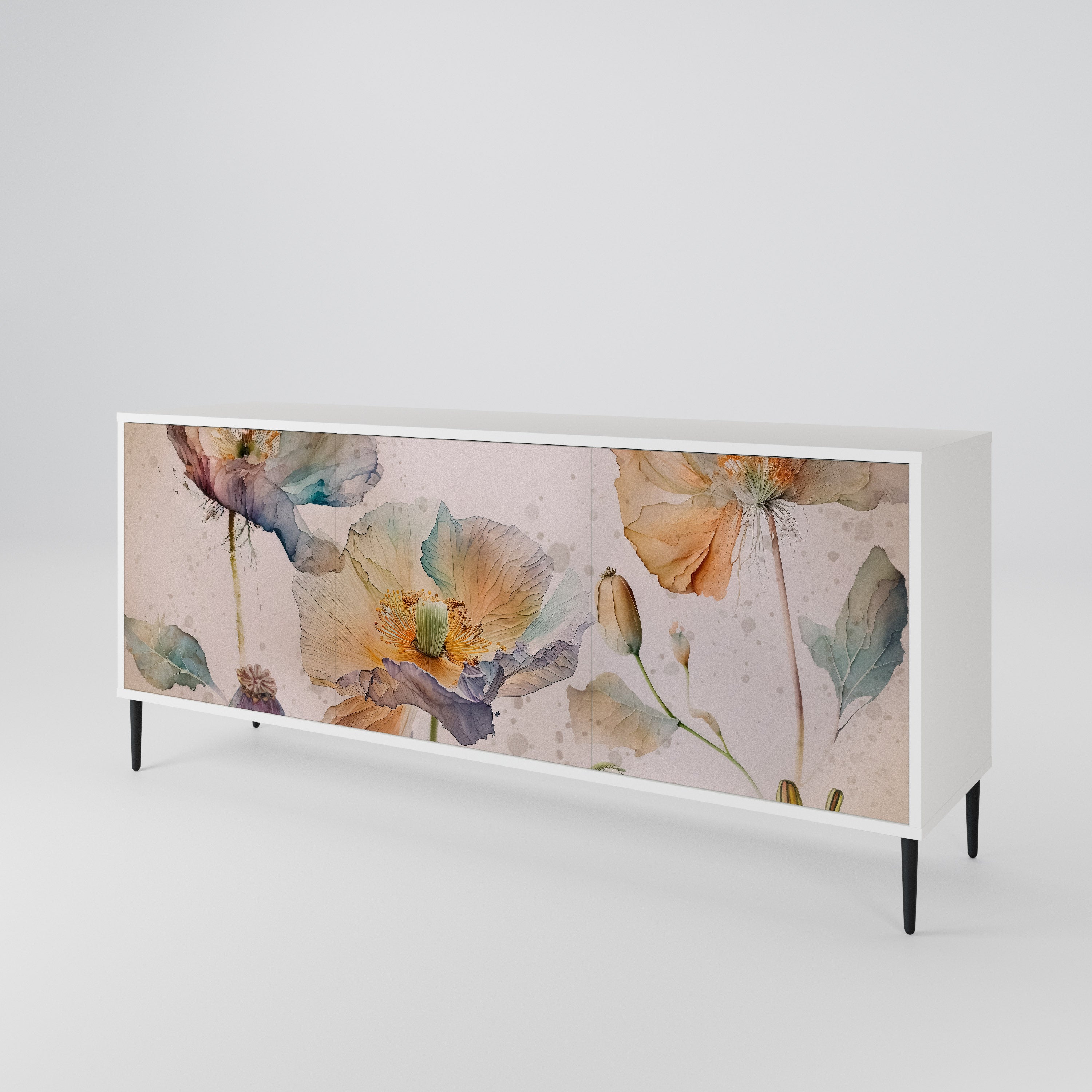 SOFTEN POPPY Aparador de 3 Puertas
