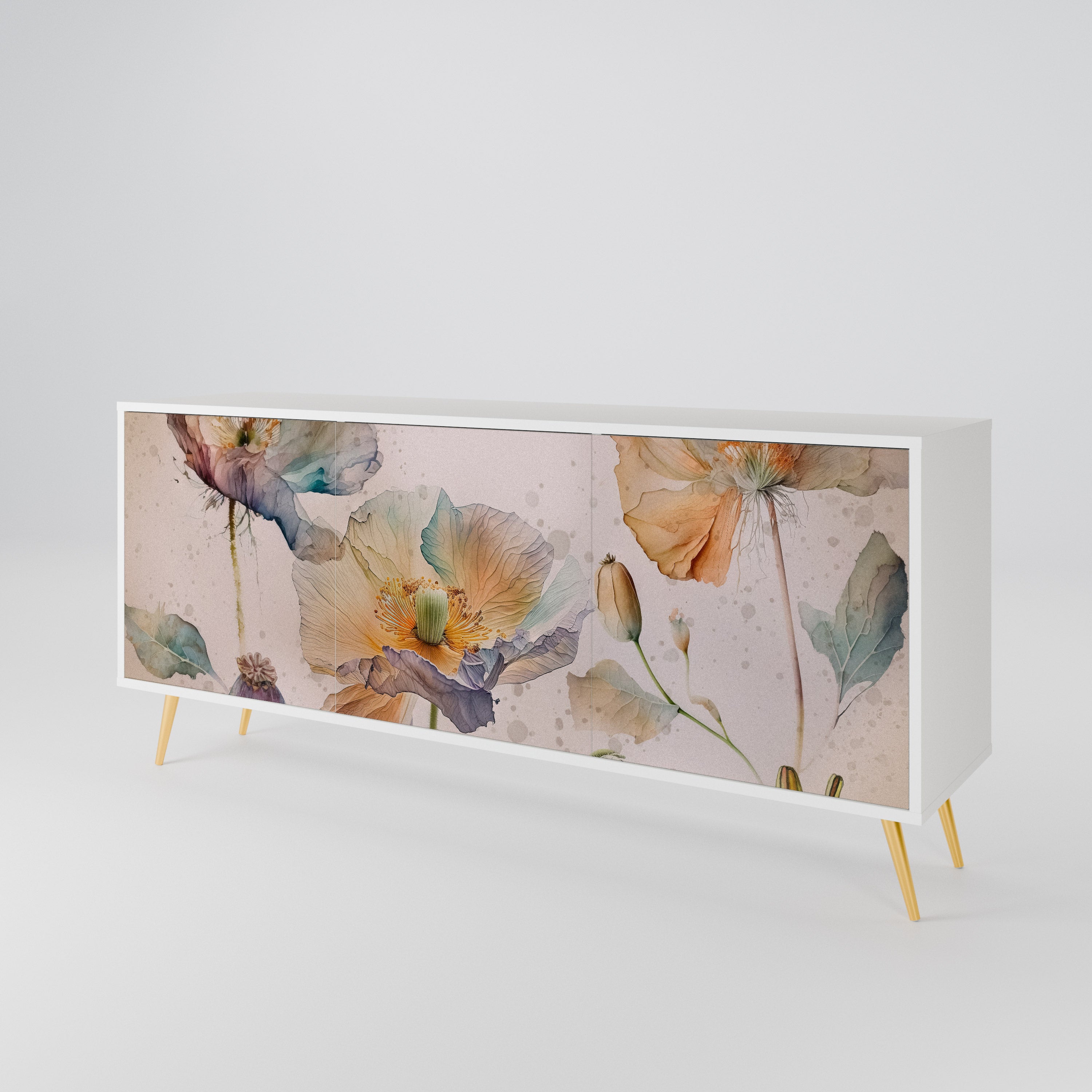 SOFTEN POPPY Aparador de 3 Puertas
