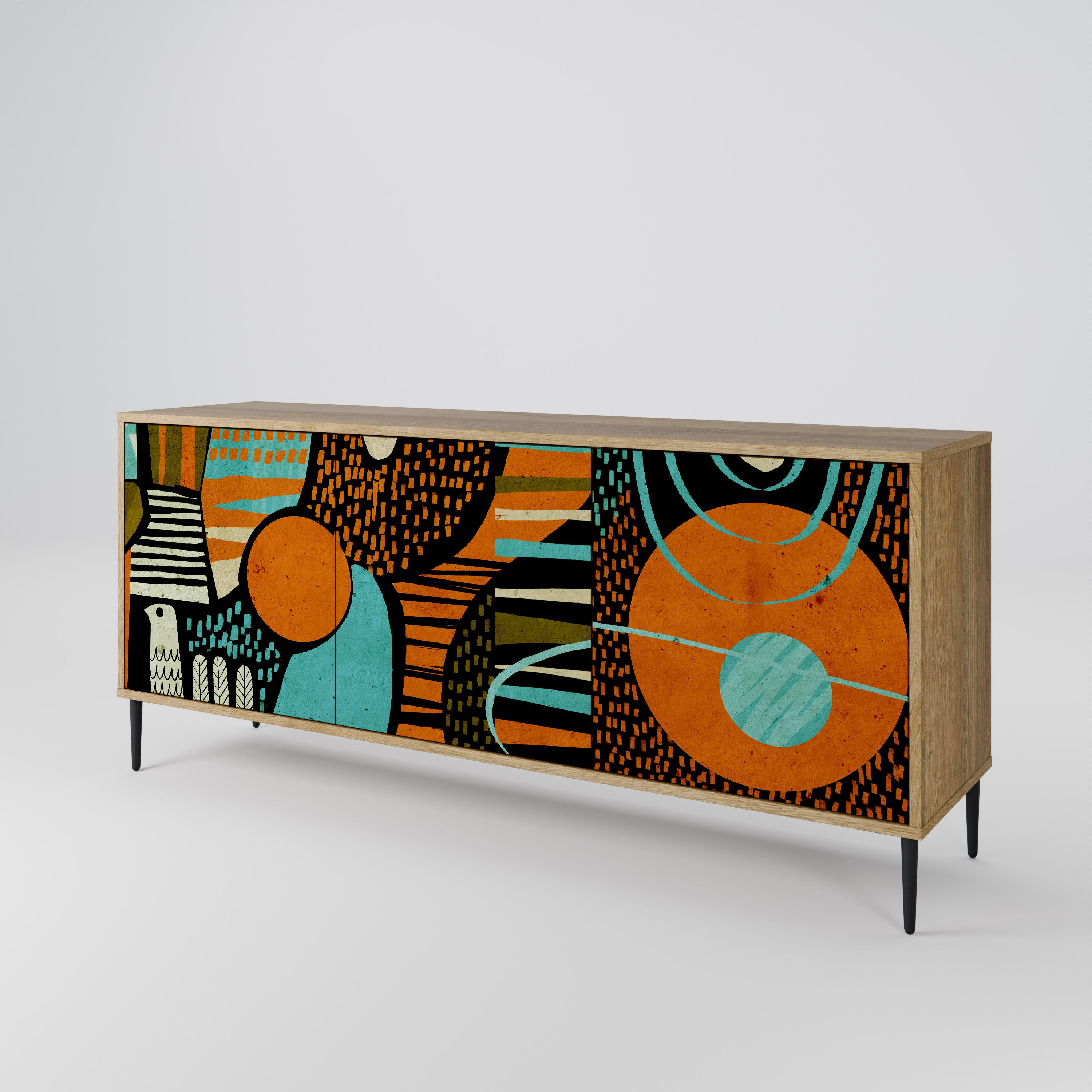 GEODE GLIMMER 3-Door Sideboard