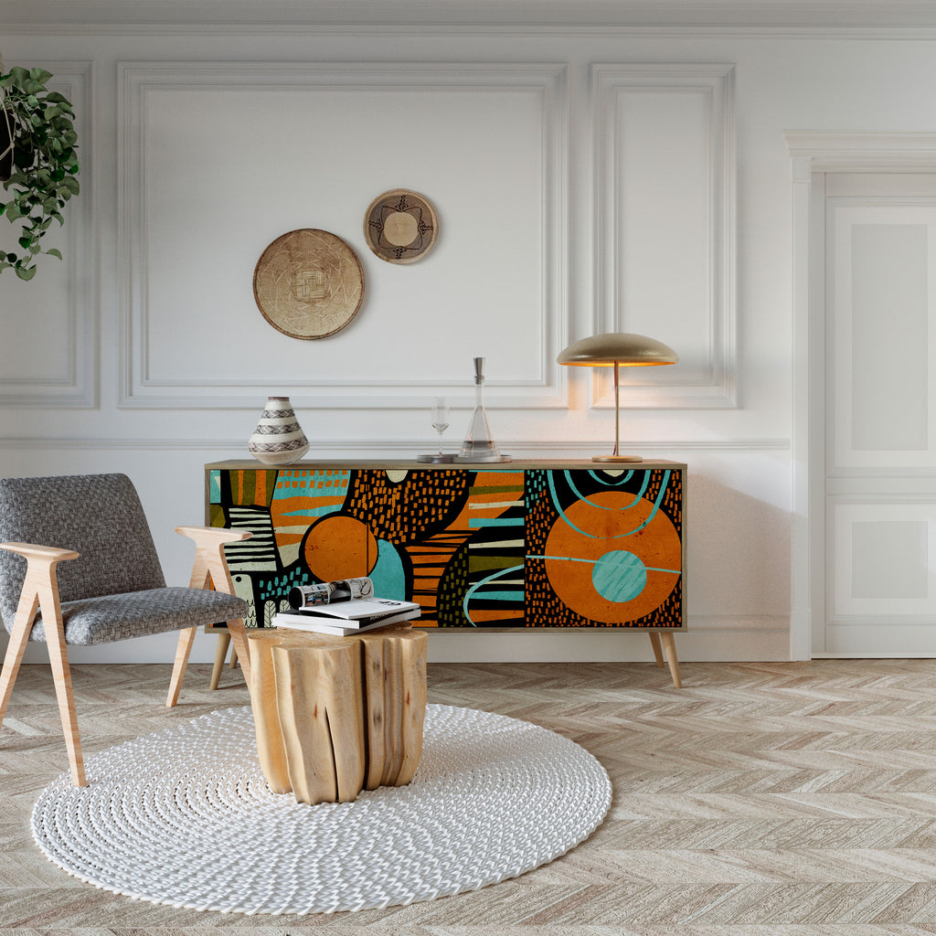 GEODE GLIMMER Aparador de 3 Puertas