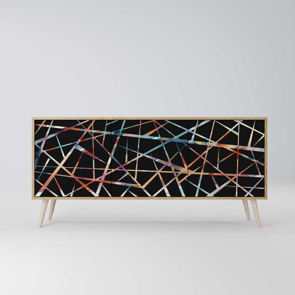 POLYGON VERVE 3-Door Sideboard in Oak Effect