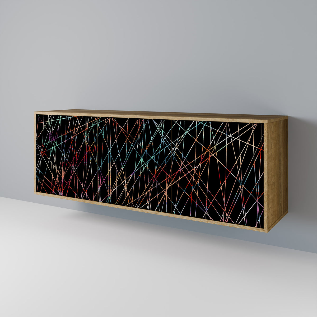LUMINOUS SNARE Aparador de 3 Puertas