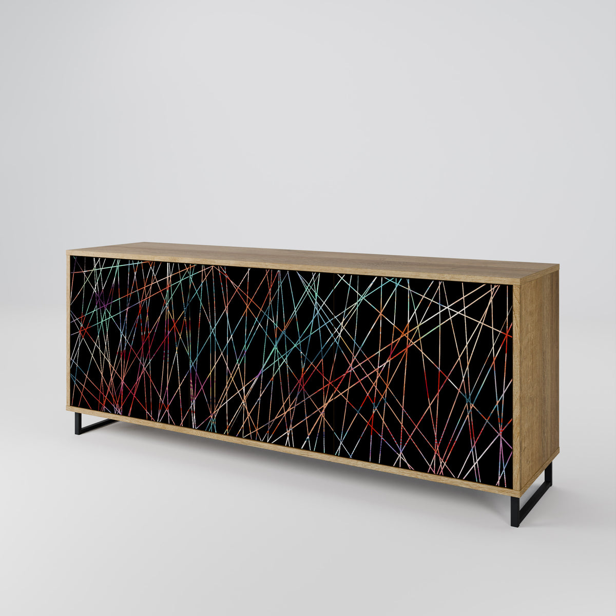 LUMINOUS SNARE Aparador de 3 Puertas