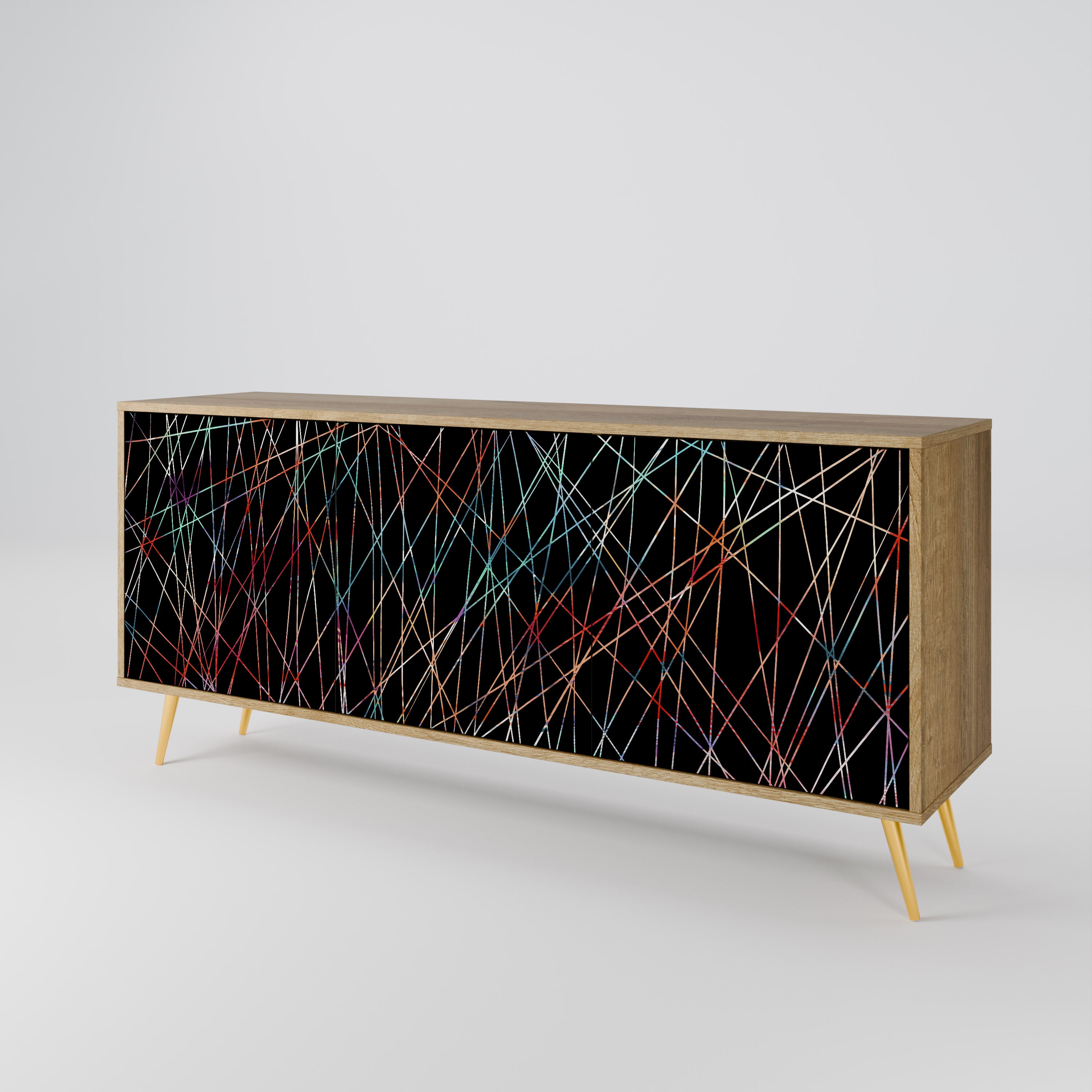 LUMINOUS SNARE 3-Door Sideboard