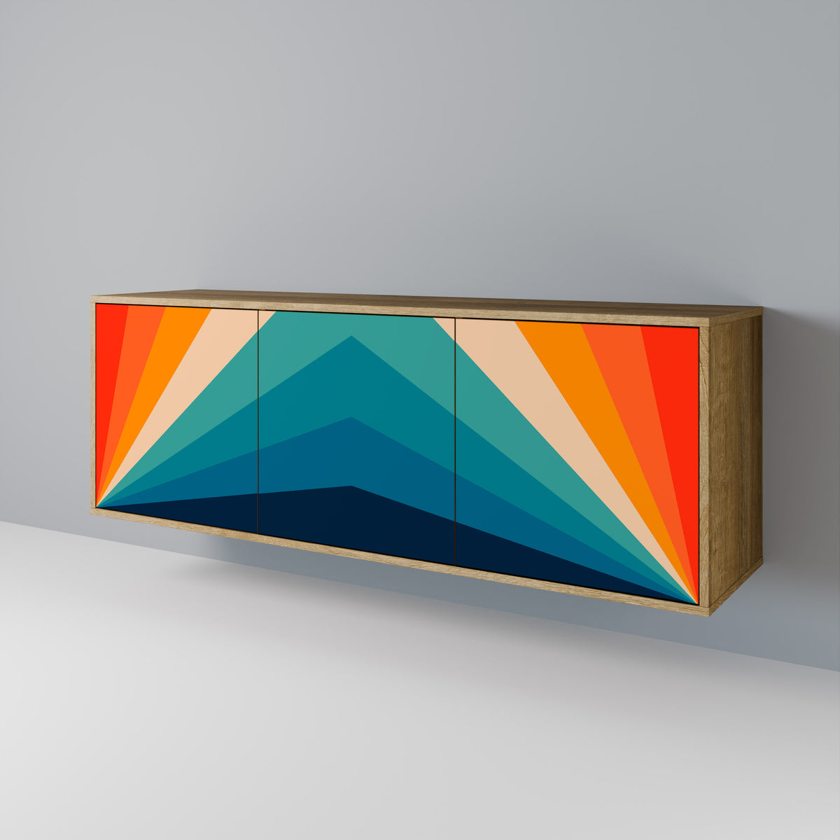 PRISM CONCUSSION Aparador de 3 Puertas