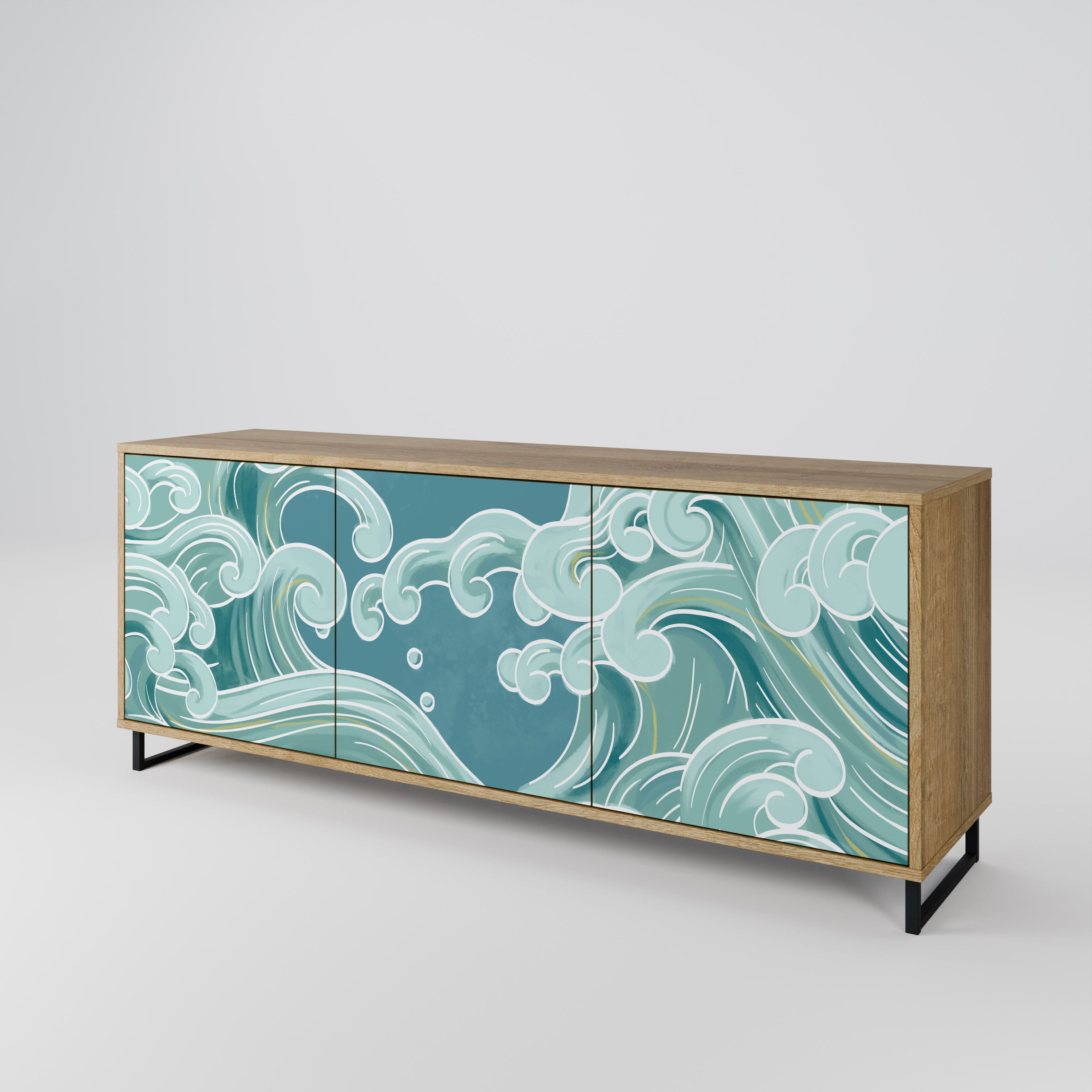ASIAN SWAY 3-Door Sideboard