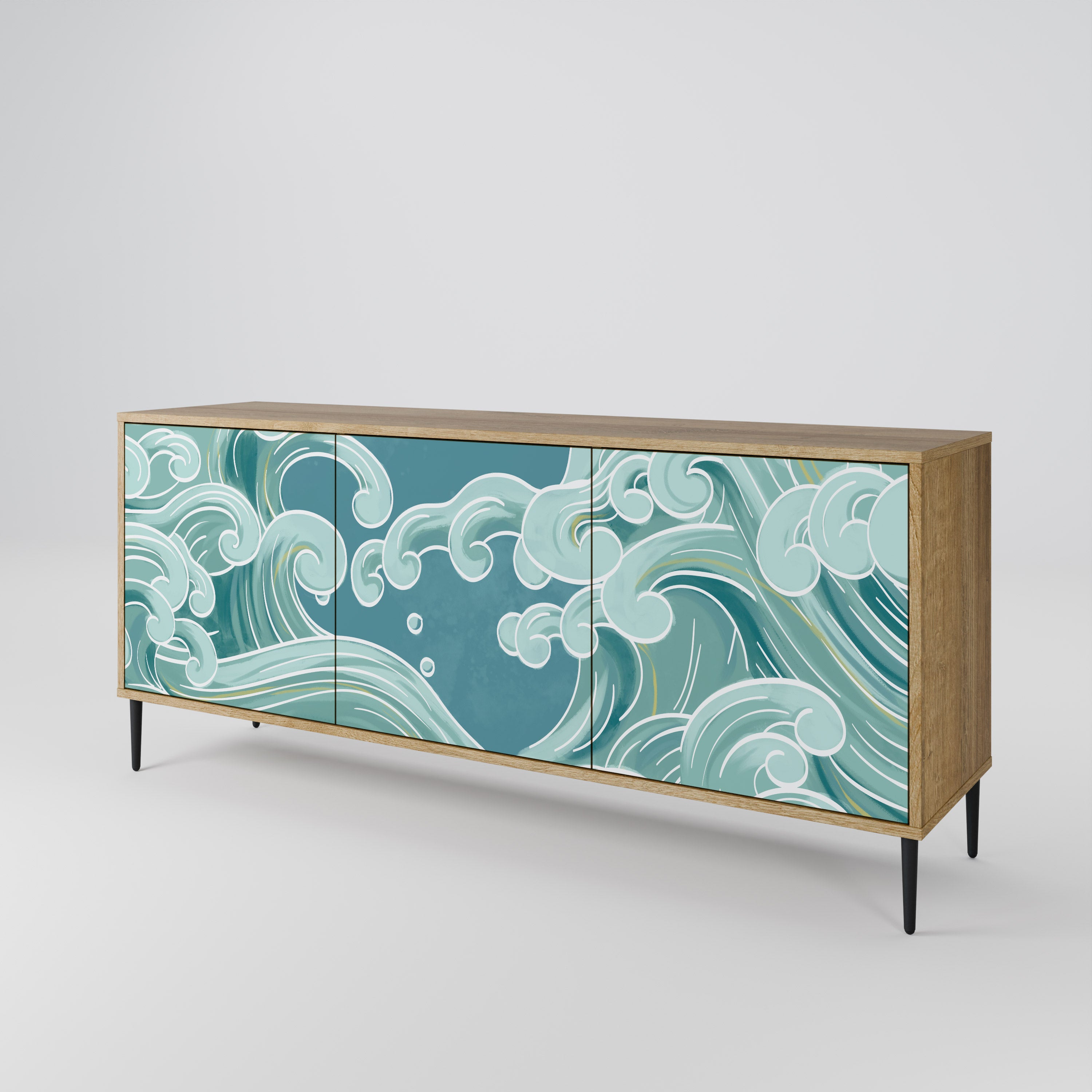 ASIAN SWAY 3-Door Sideboard