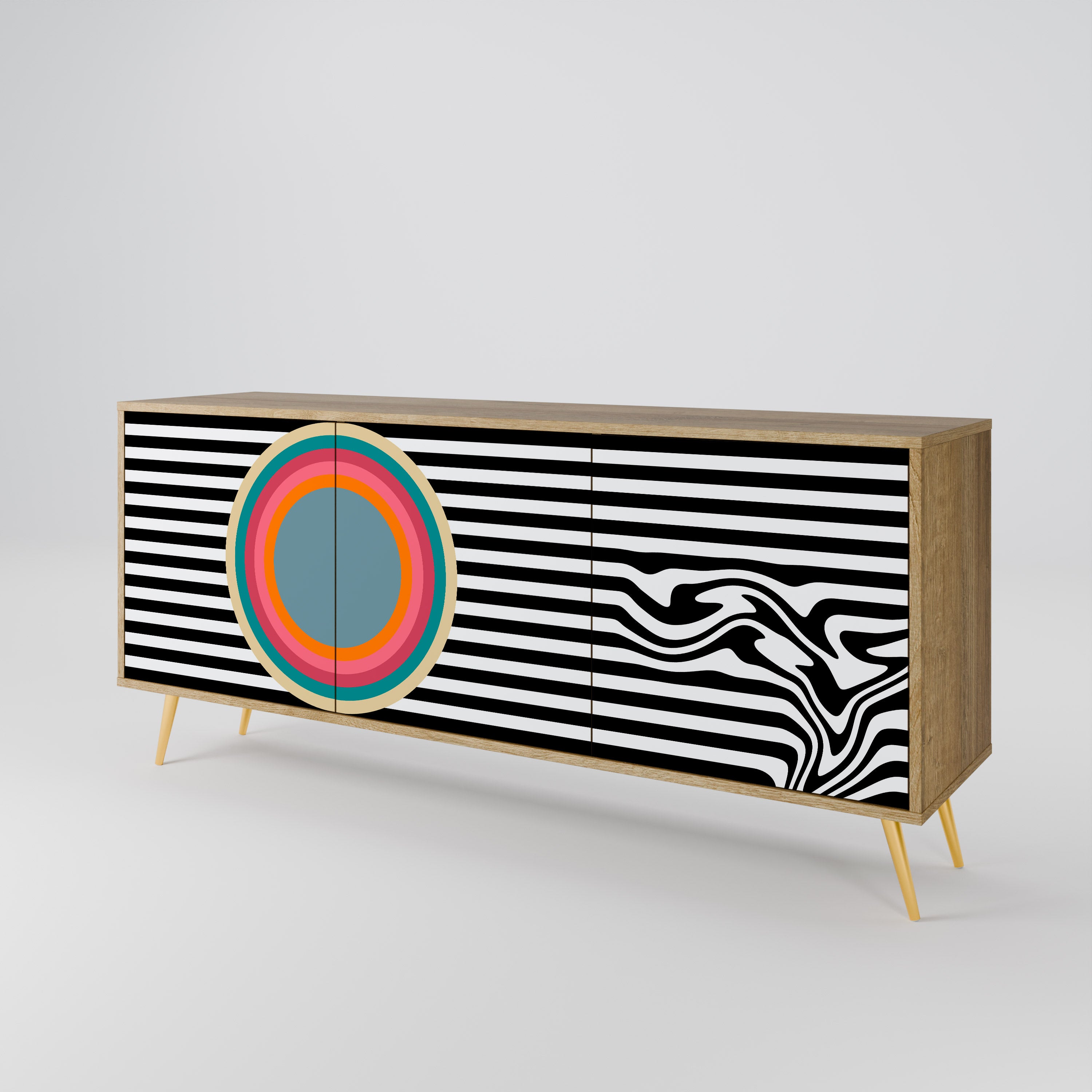 SPECTRA SHOWCASE 3-Door Sideboard