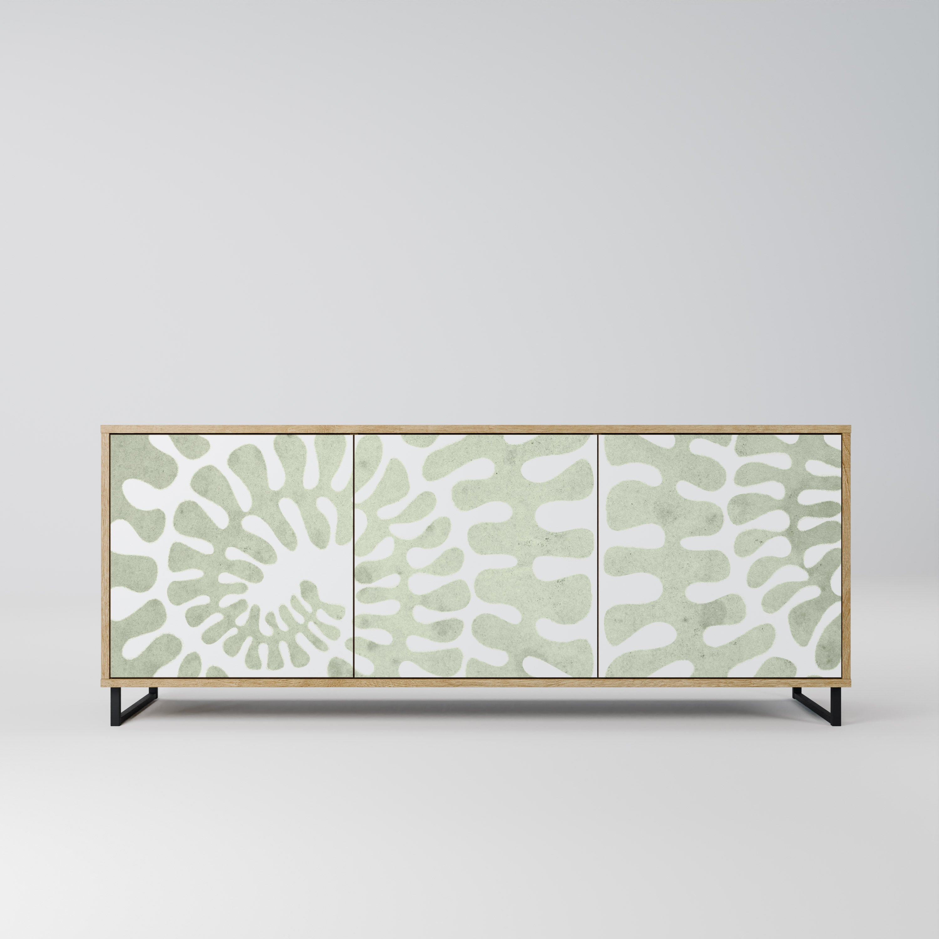 HELIX DANCE 3-Door Sideboard in Oak Effect