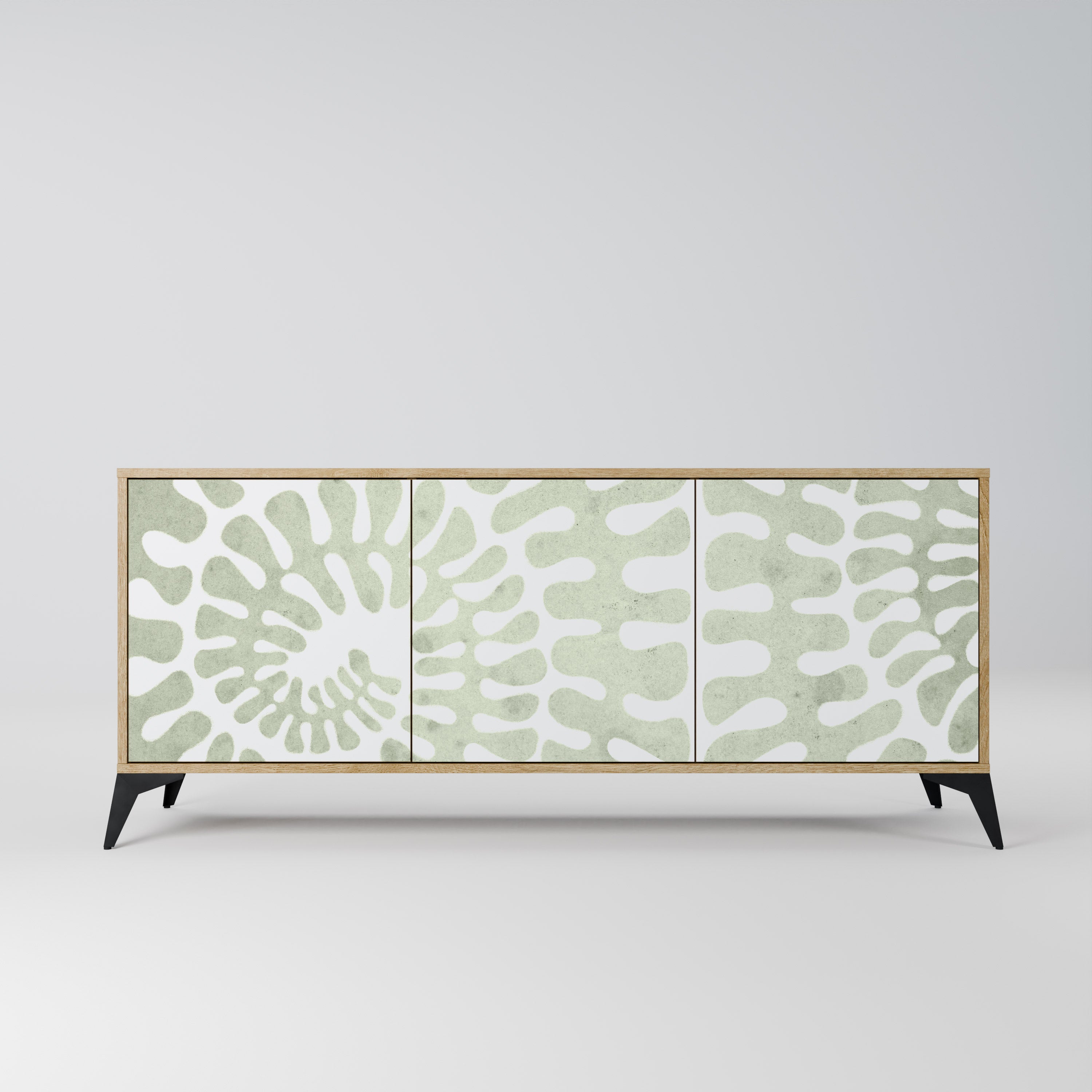 HELIX DANCE 3-Door Sideboard in Oak Effect