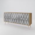 SHARP EDGES 3-Door Sideboard