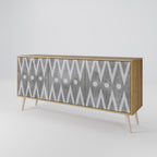 SHARP EDGES 3-Door Sideboard