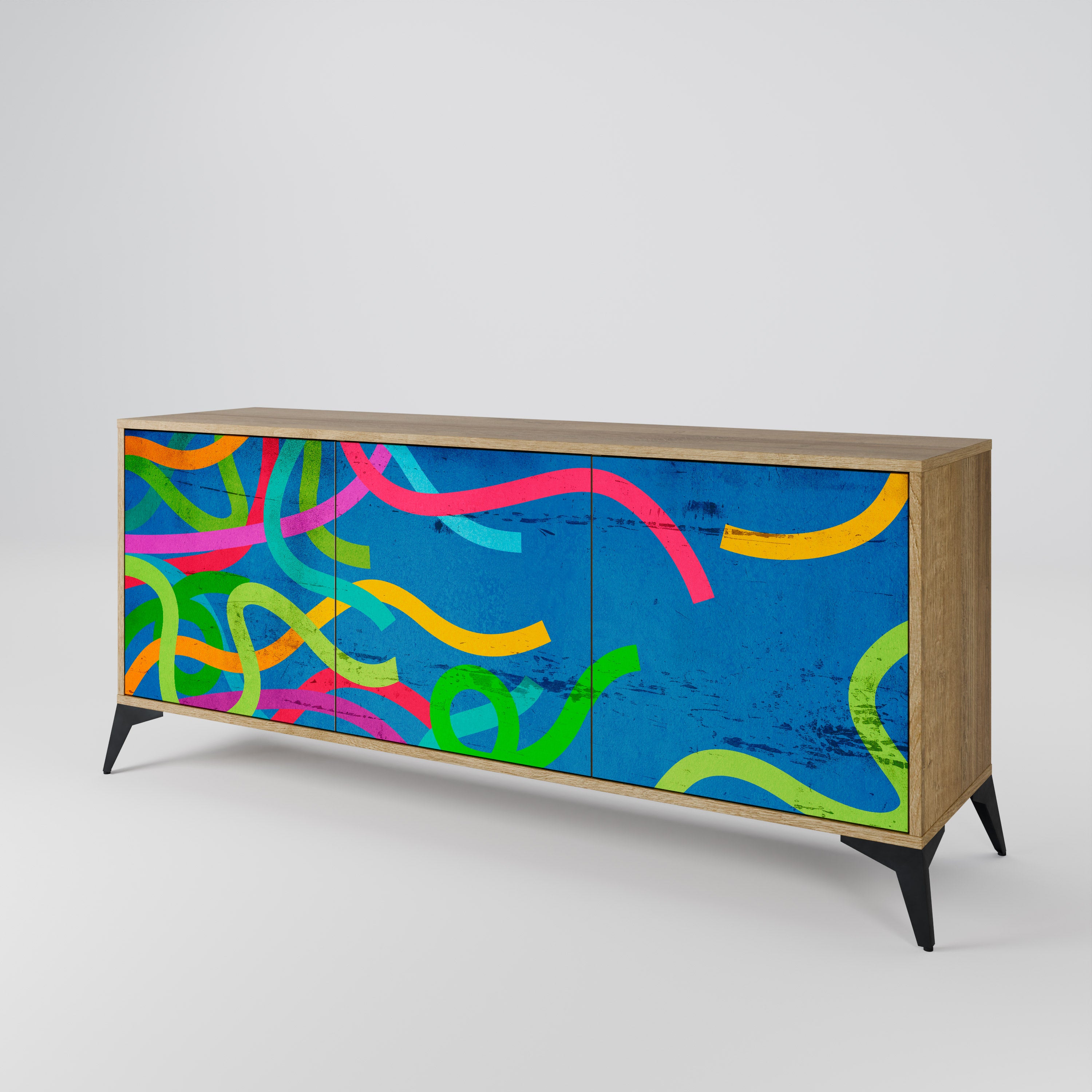 STREAMER TANGLE 3-Door Sideboard