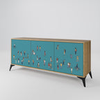 COLLECTIVE STREAM 3-Door Sideboard in Oak Effect