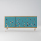COLLECTIVE STREAM 3-Door Sideboard in Oak Effect