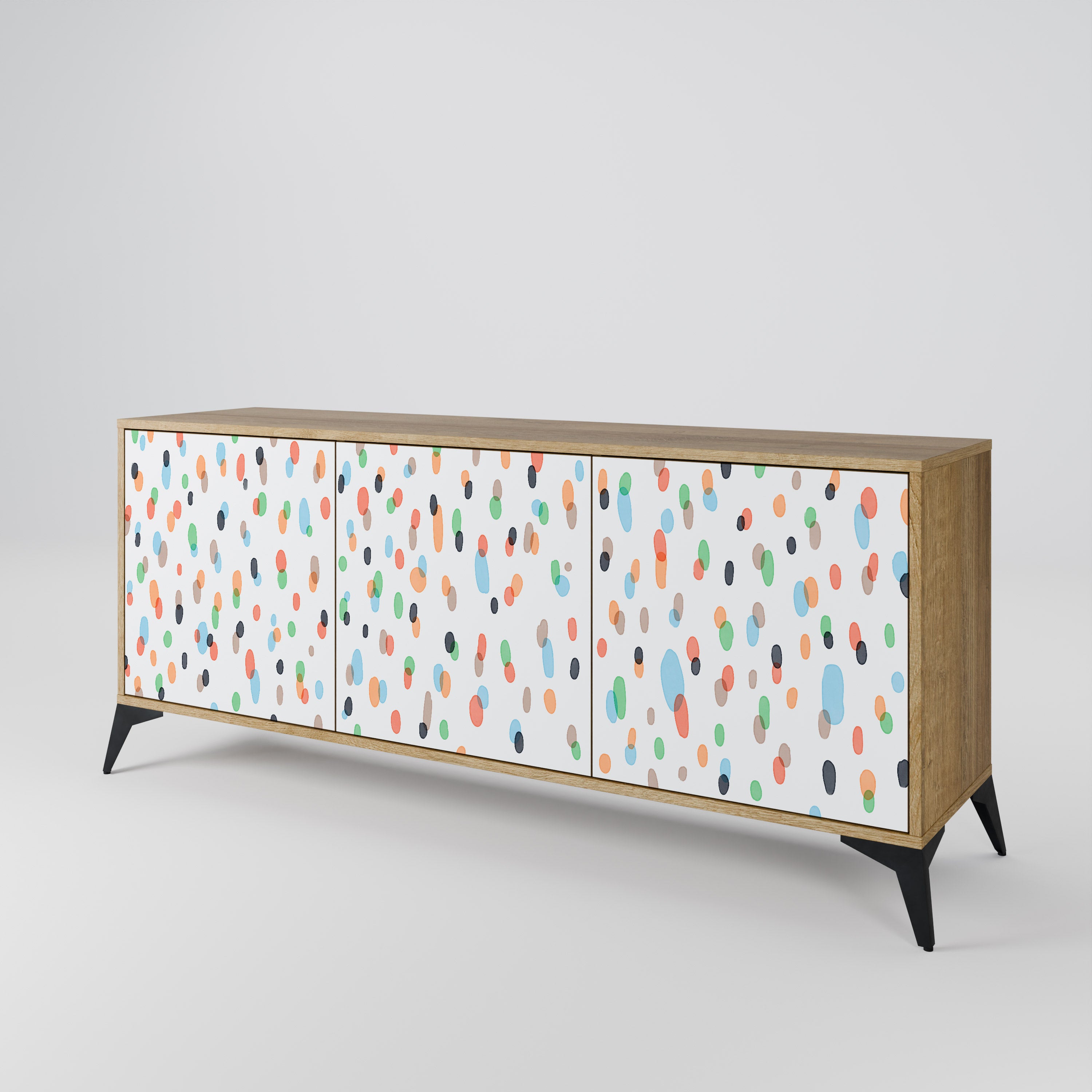 ENERGETIC SPOTS 3-Door Sideboard